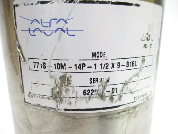 ALFA LAVAL 771S-10M-14P-1-1/2X9-316L UNMP