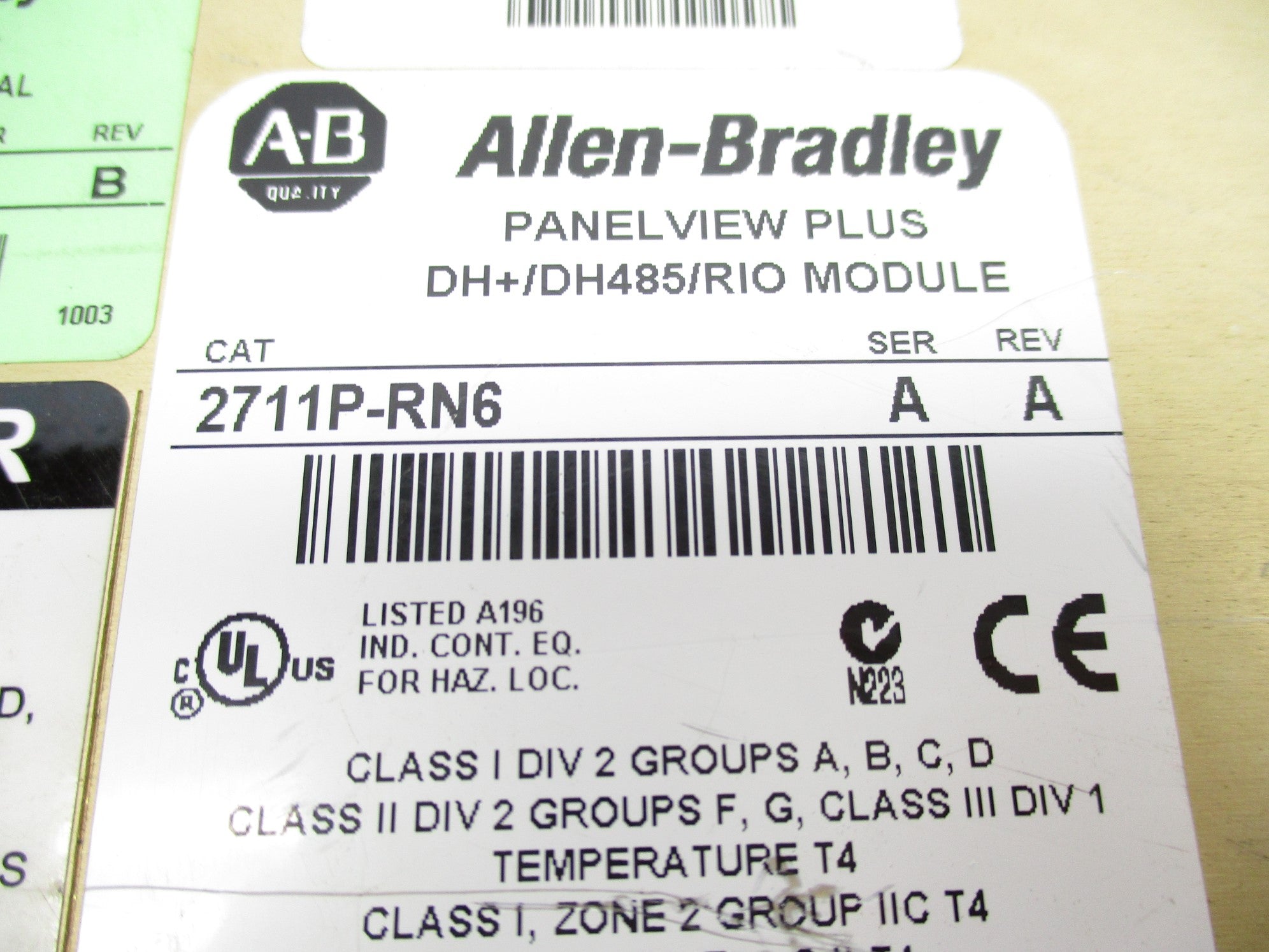 INDUSTRIAL SPARE PART 2711P-K10C6D1 SER. A UNMP