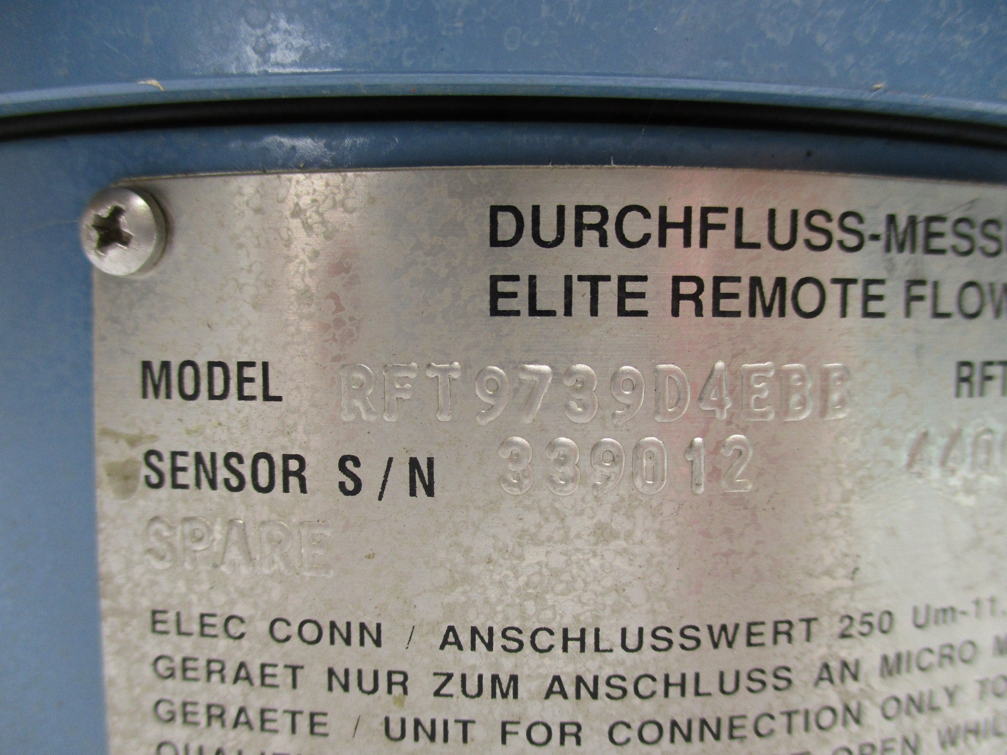 MICROMOTION RFT9739D4EBB NSNP