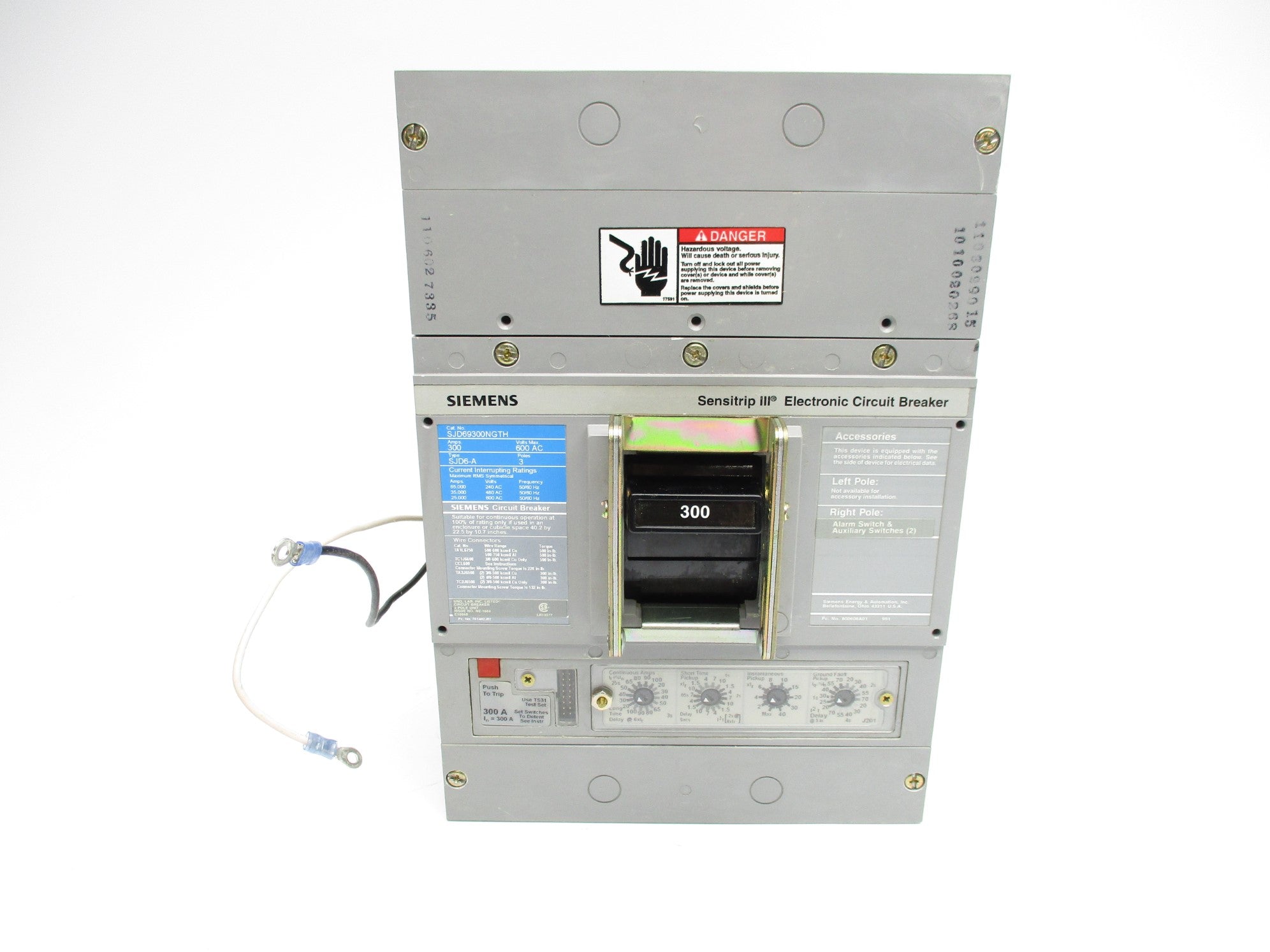 SIEMENS SJD69300NGTH 300A 600VAC NSMP