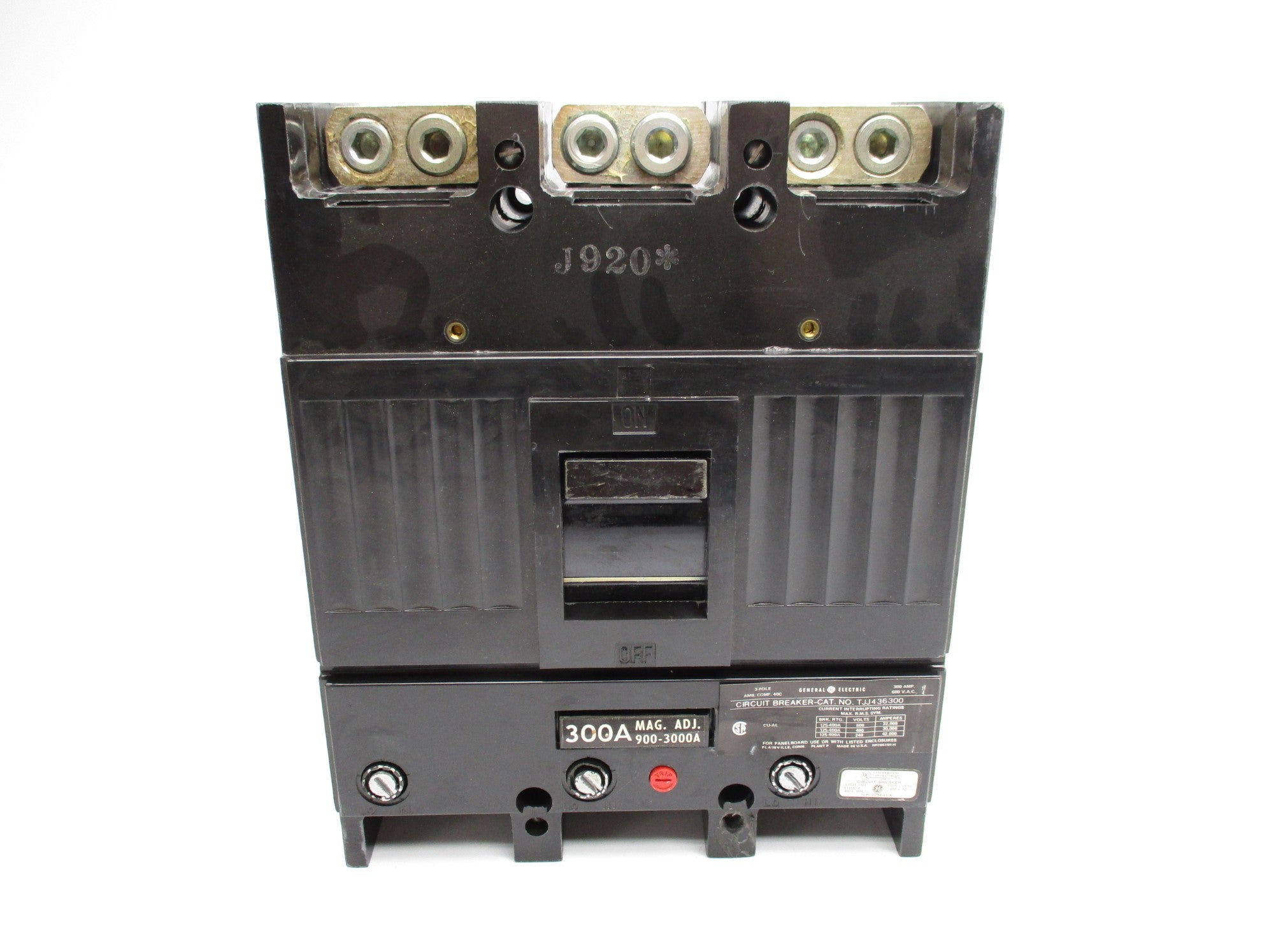 GENERAL ELECTRIC TJJ436300 300A 600VAC UNMP