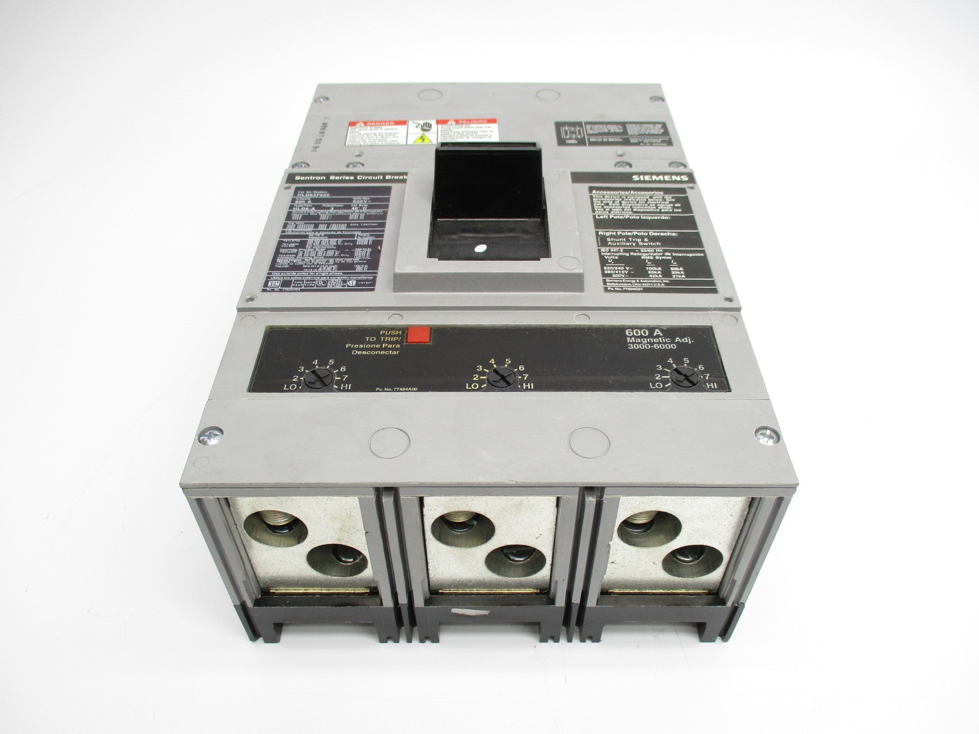 SIEMENS HLD63F600 600A 600VAC NSNP