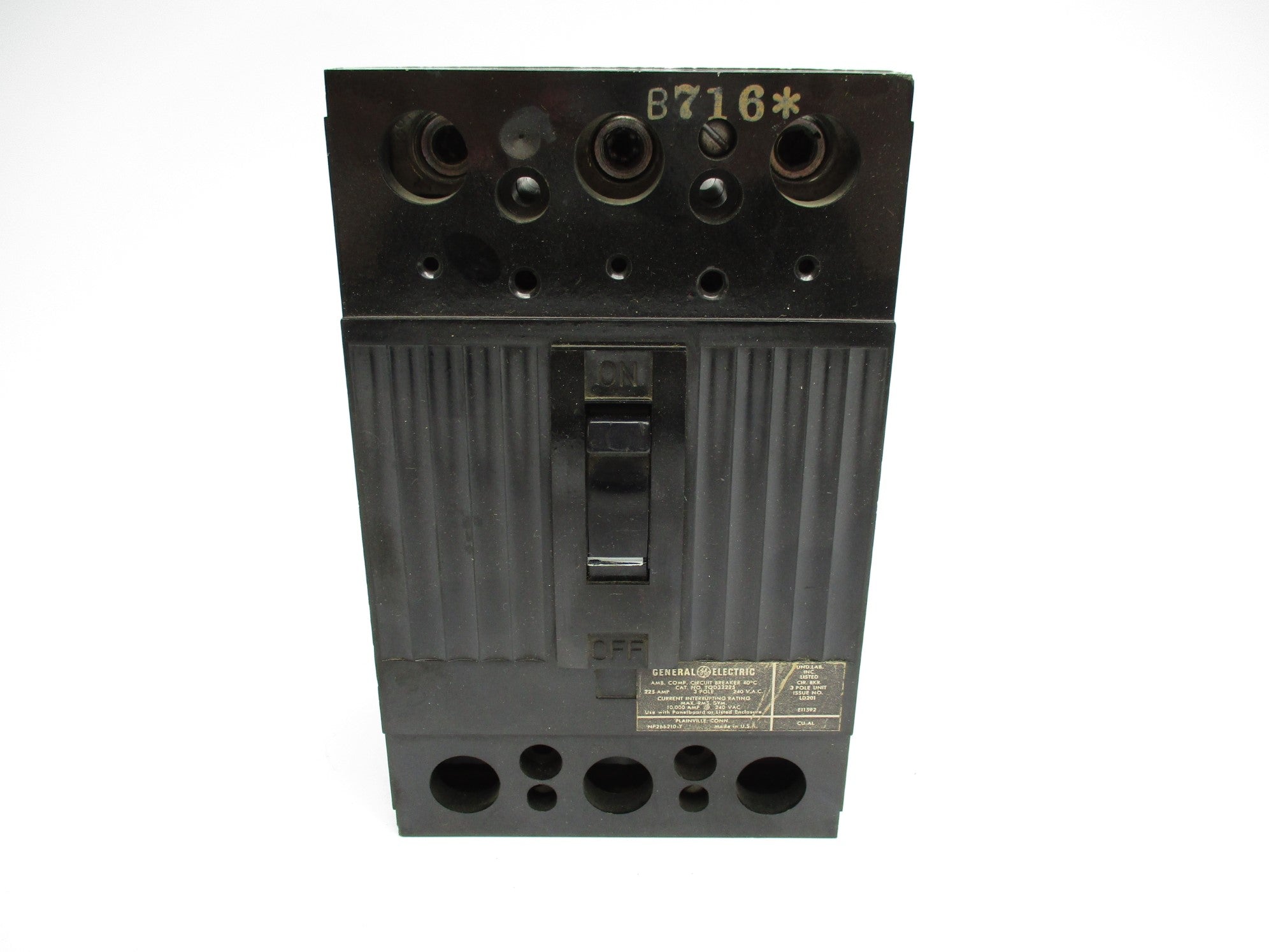 GENERAL ELECTRIC TQD32225 225A 240VAC UNMP