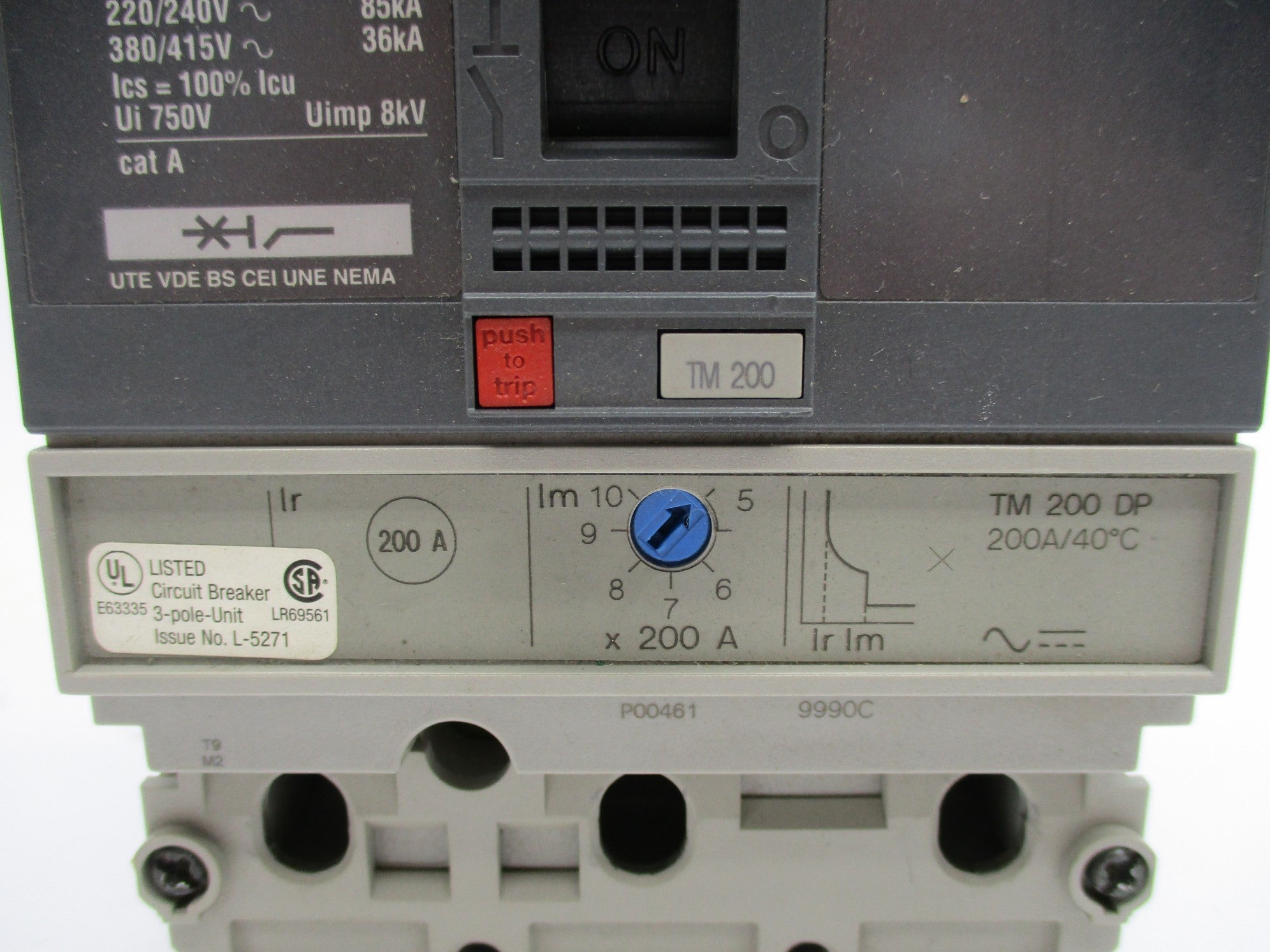 MERLIN GERIN NSF250N 200A 480VAC NSNP