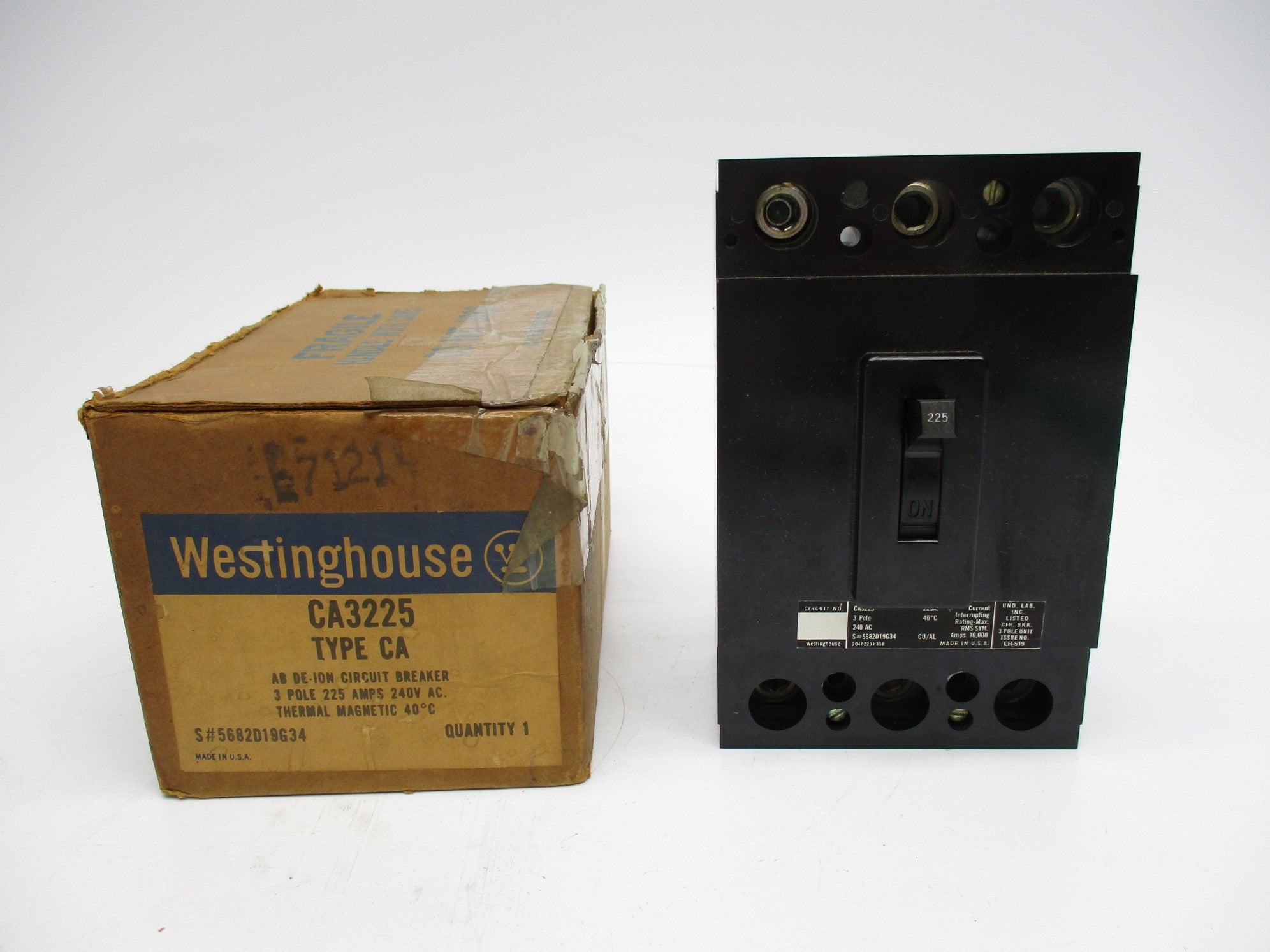 WESTINGHOUSE CA3225 225A 240VAC NSMP