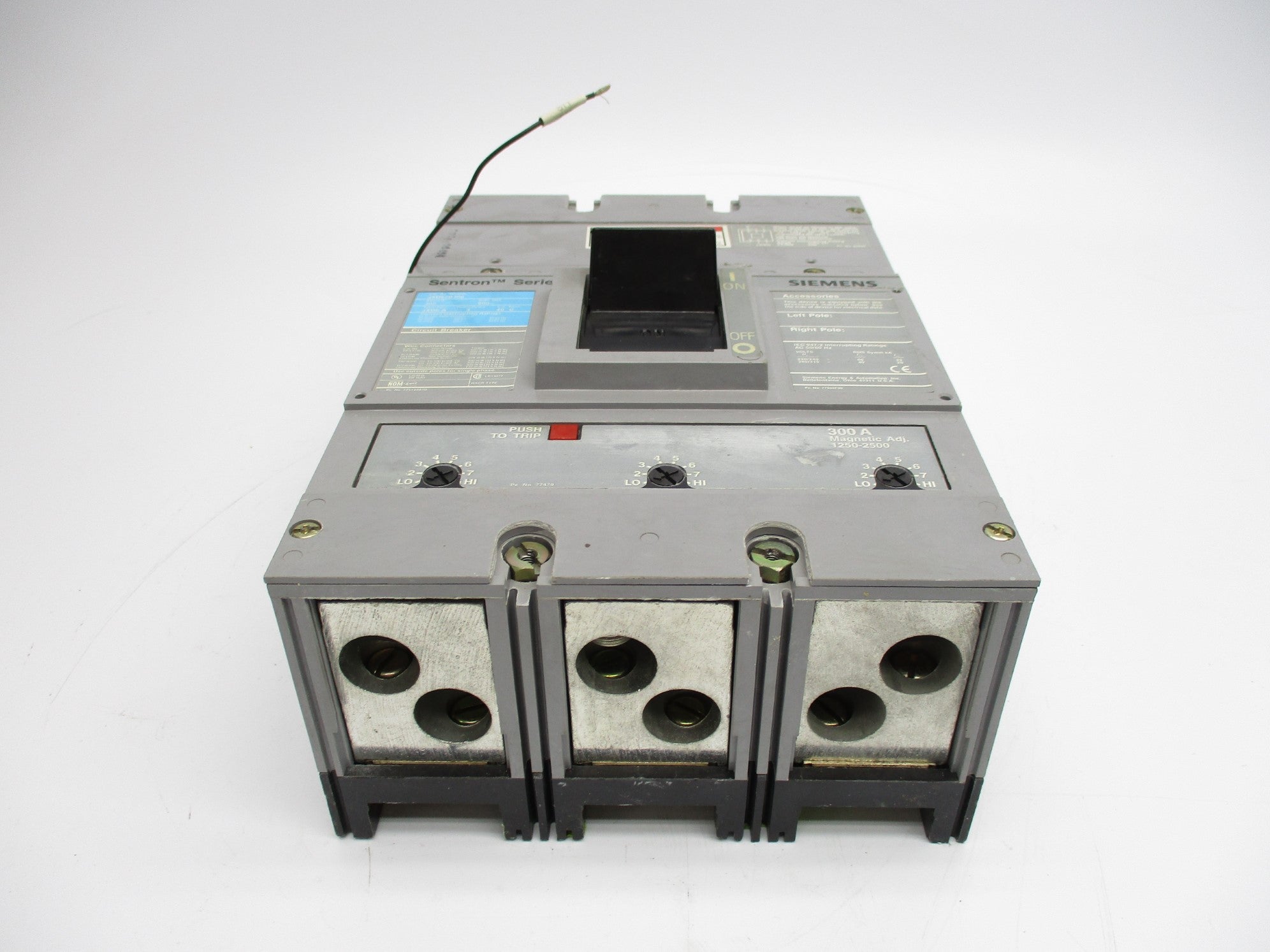 SIEMENS JXD63B300 300A 600VAC UNMP