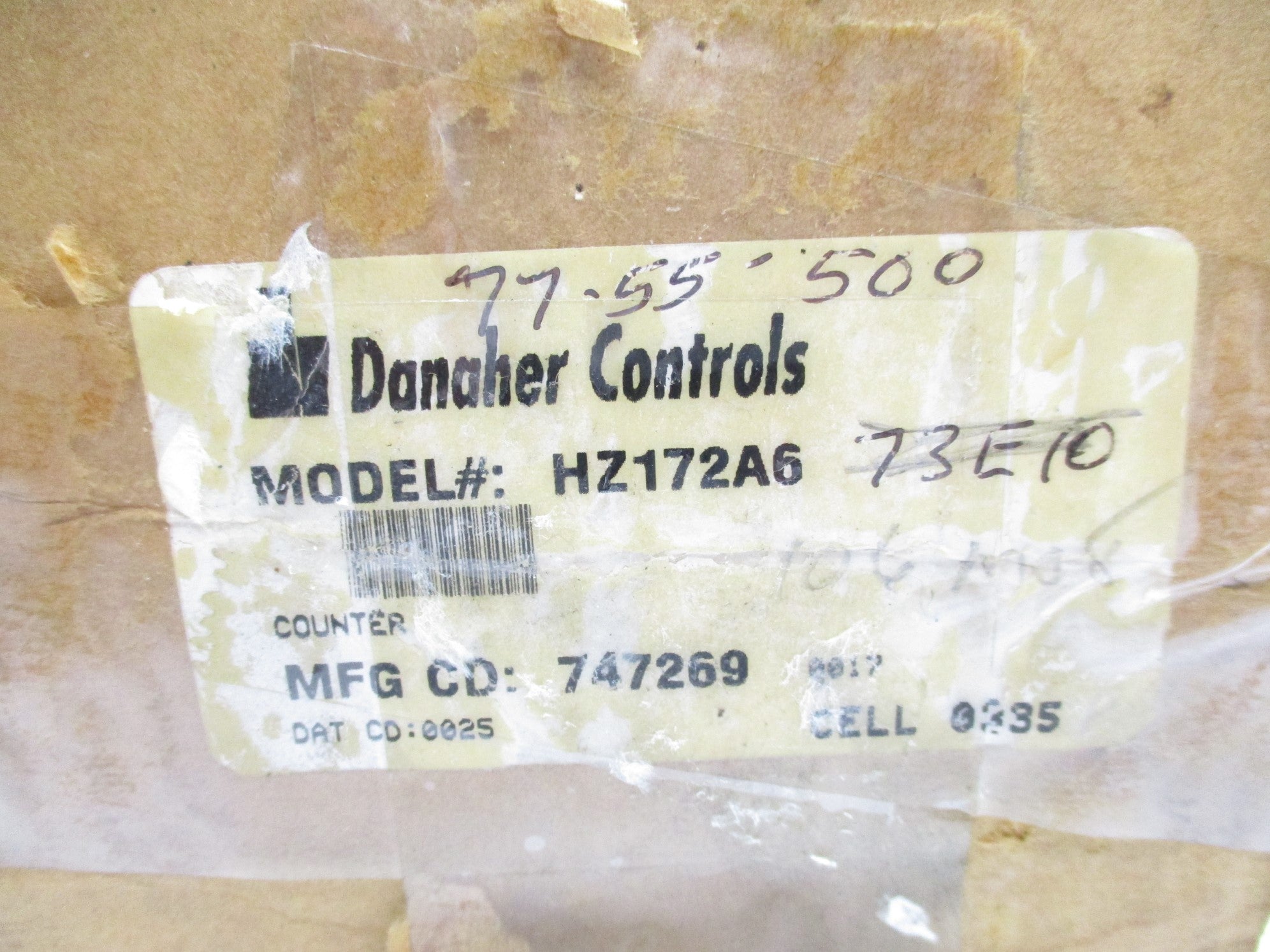 DANAHER HZ172A6 120VAC 10A 0-40 NSMP
