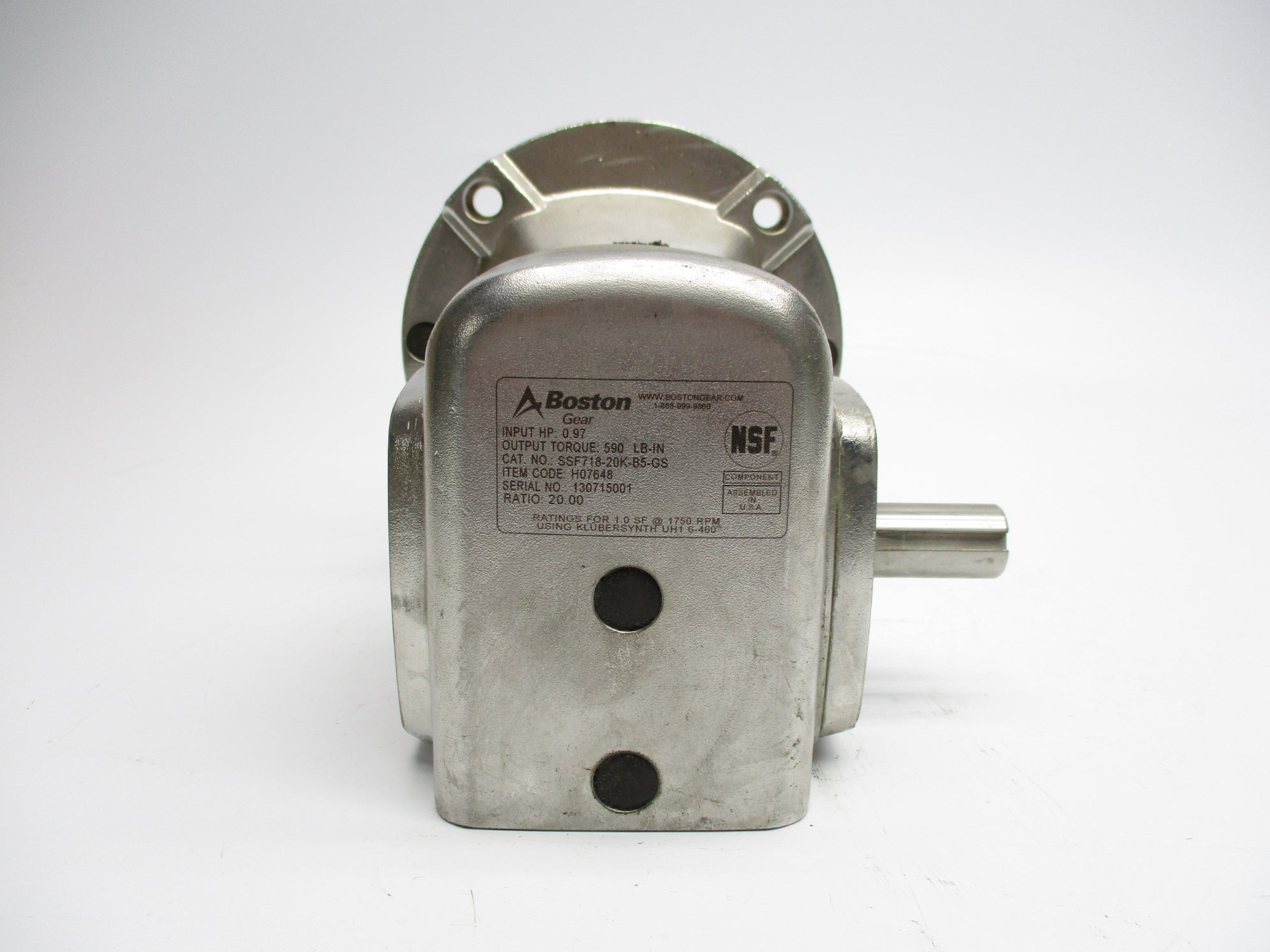 BOSTON GEAR SSF718-20K-B5-GS NSNP