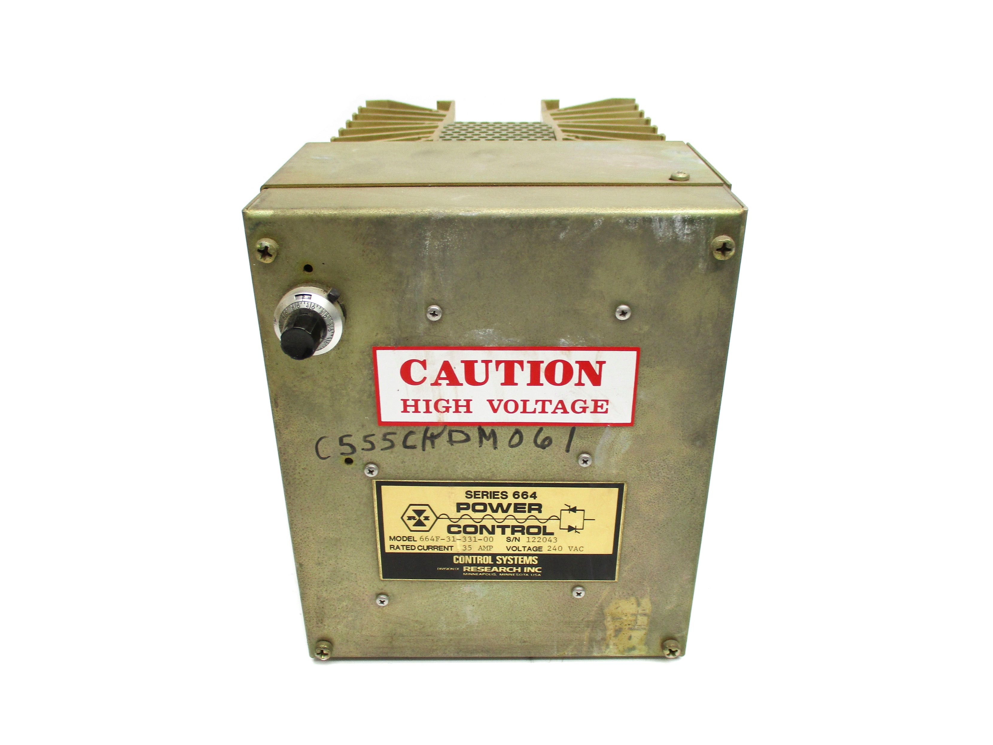 CONTROL SYSTEMS 664F-31-331-00 SER. 664 UNMP