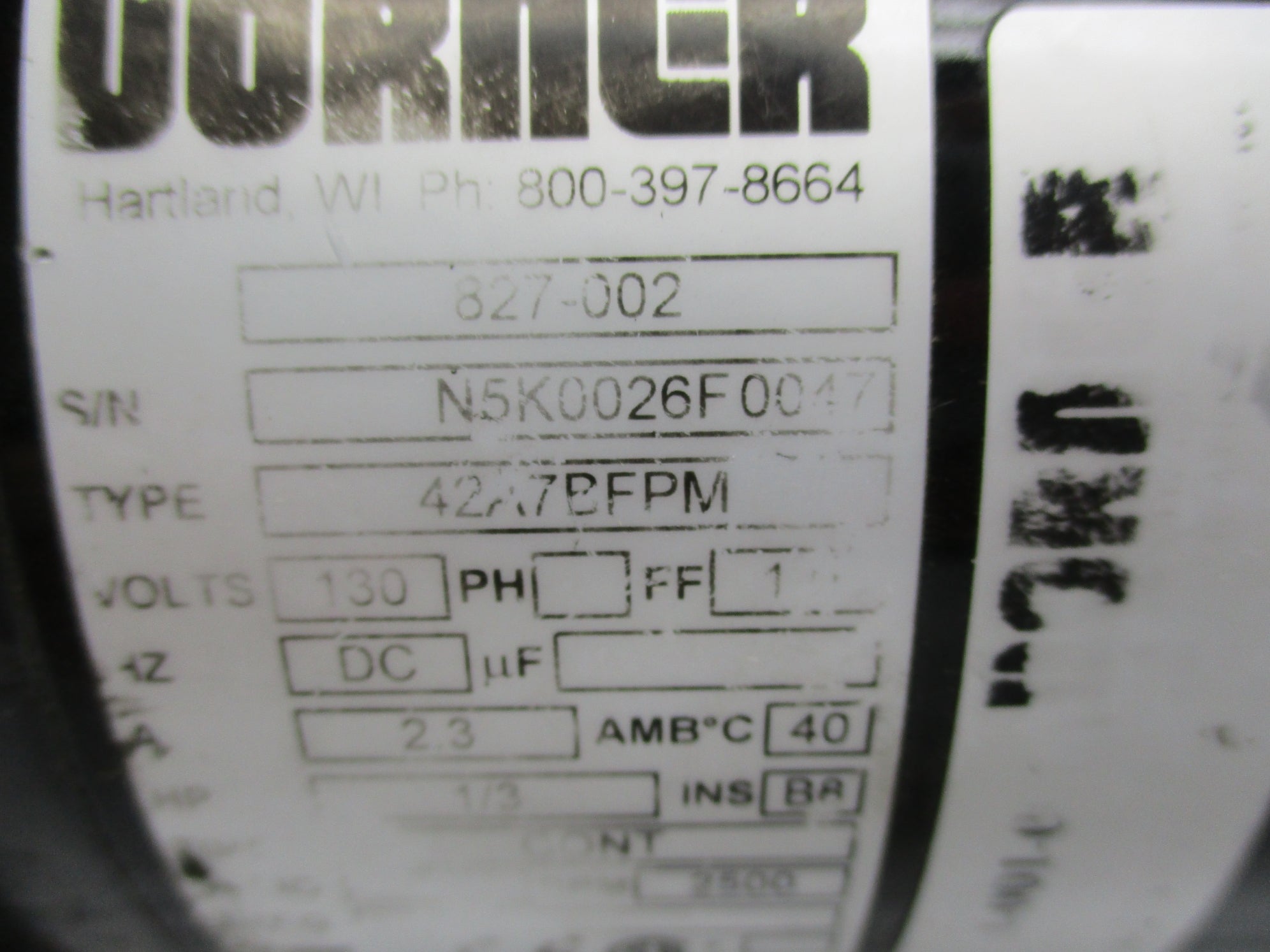 DORNER 827-002 42A7BFPM UNMP