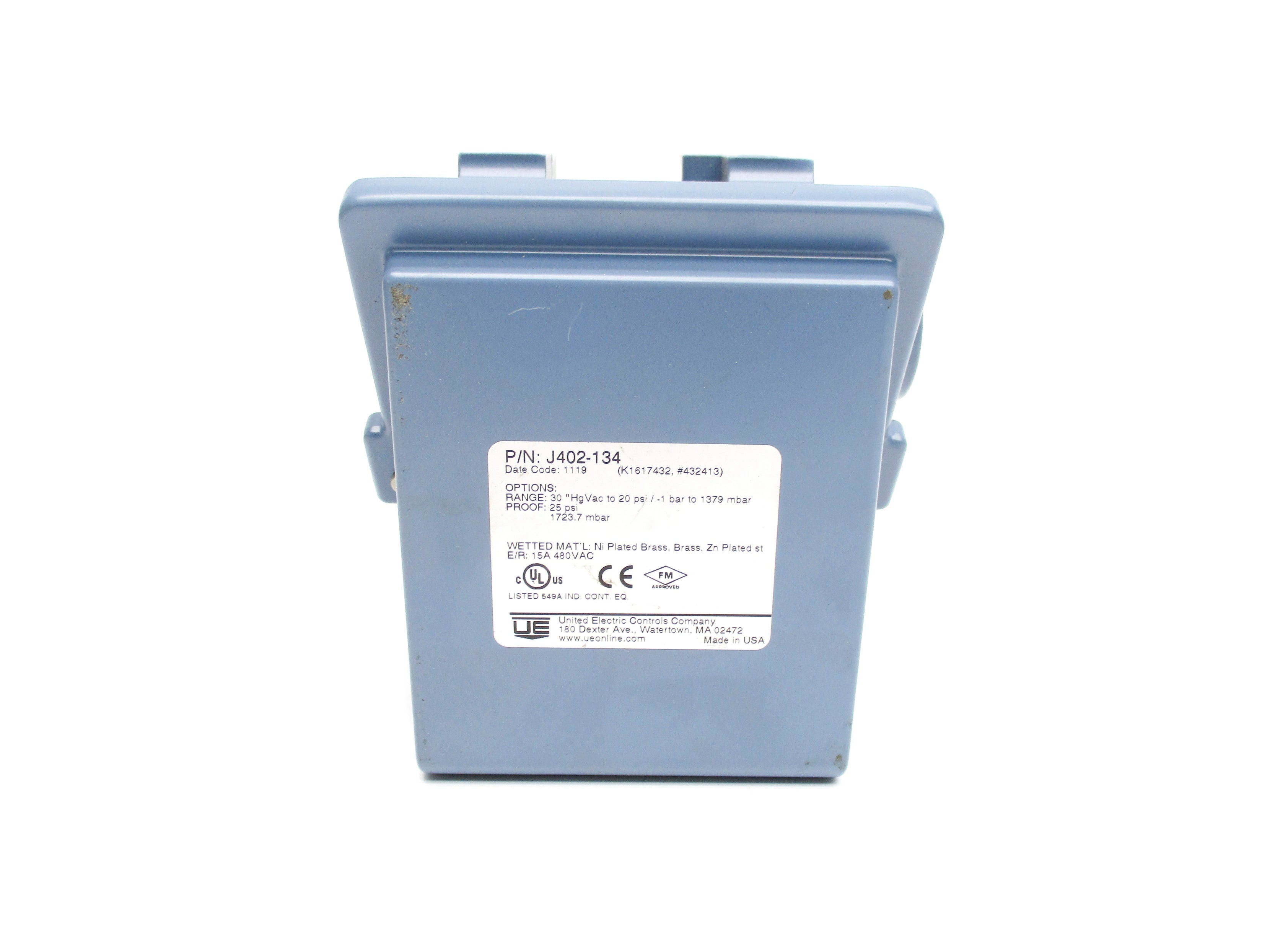 UNITED ELECTRIC J402-134 25PSI NSNP