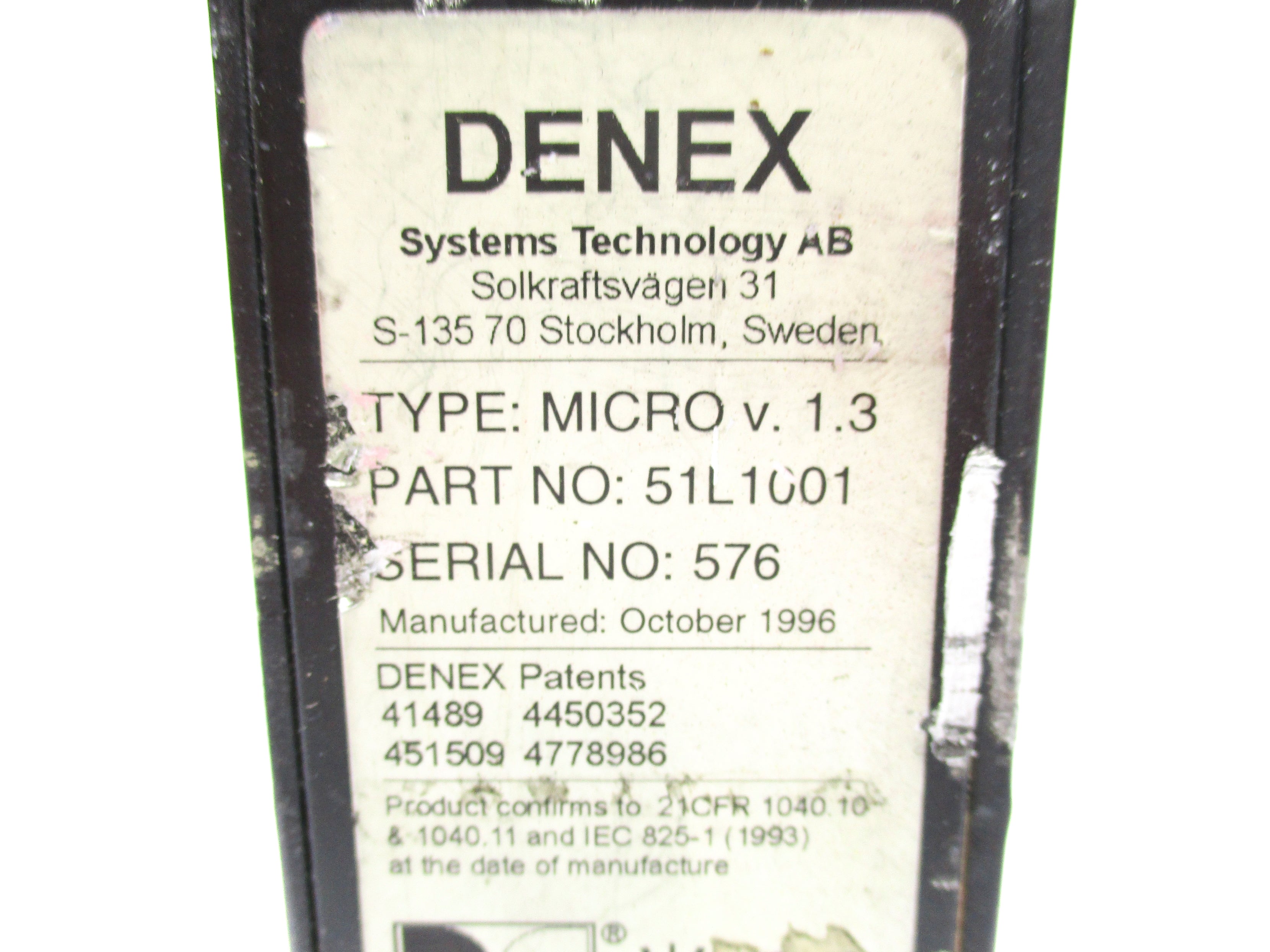 DENEX 51L1001 UNMP