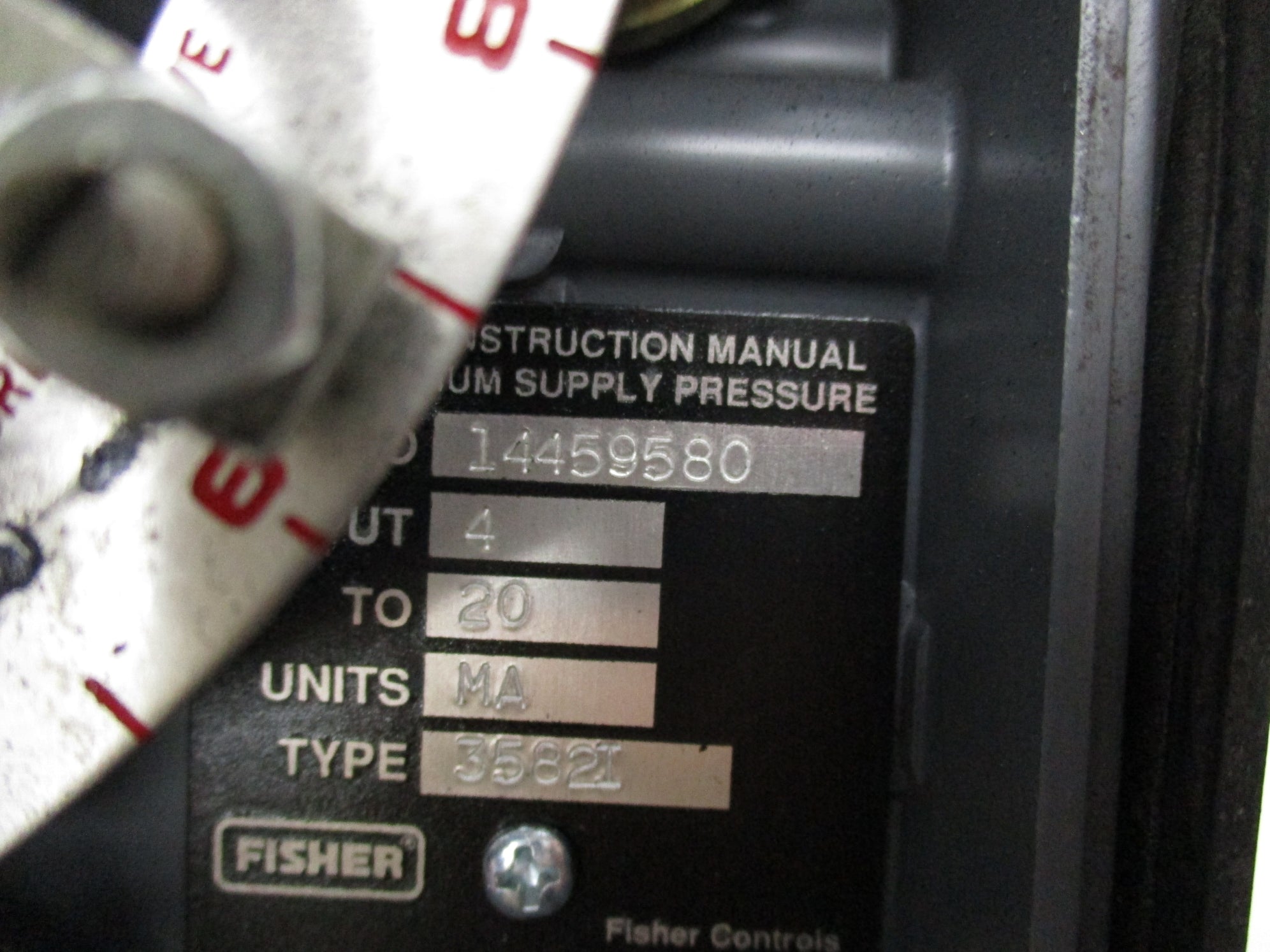 FISHER CONTROLS 35821 (AS PICTURED) UNMP