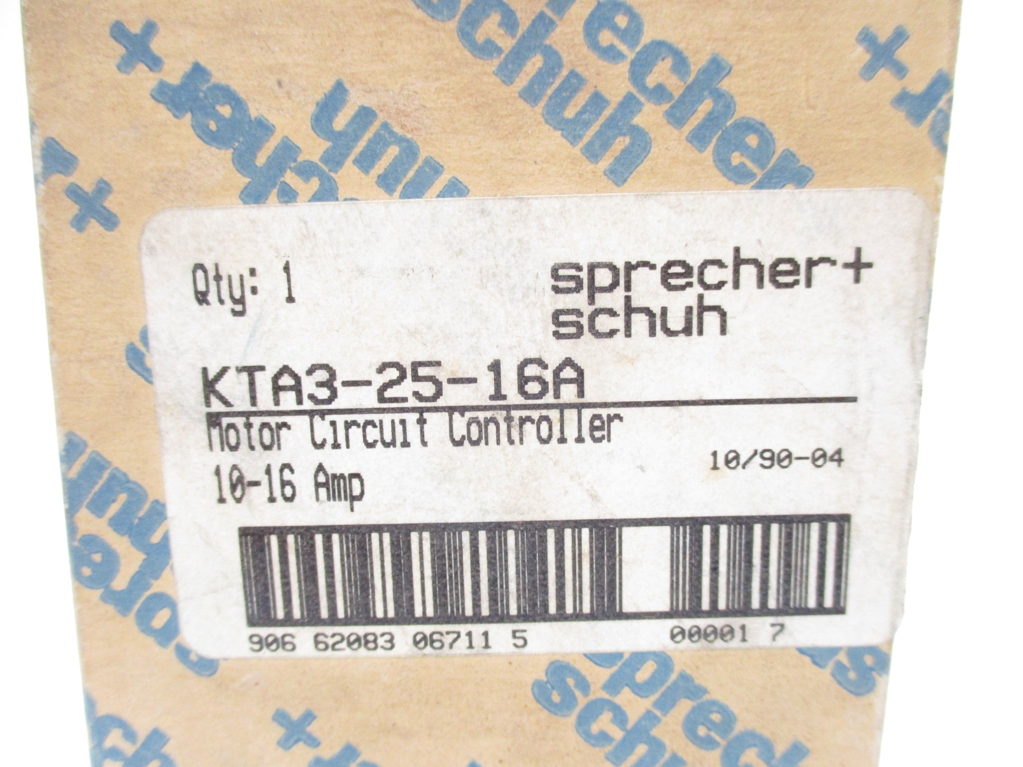 SPRECHER+SCHUH KTA3-25-16A 10-16A NSMP