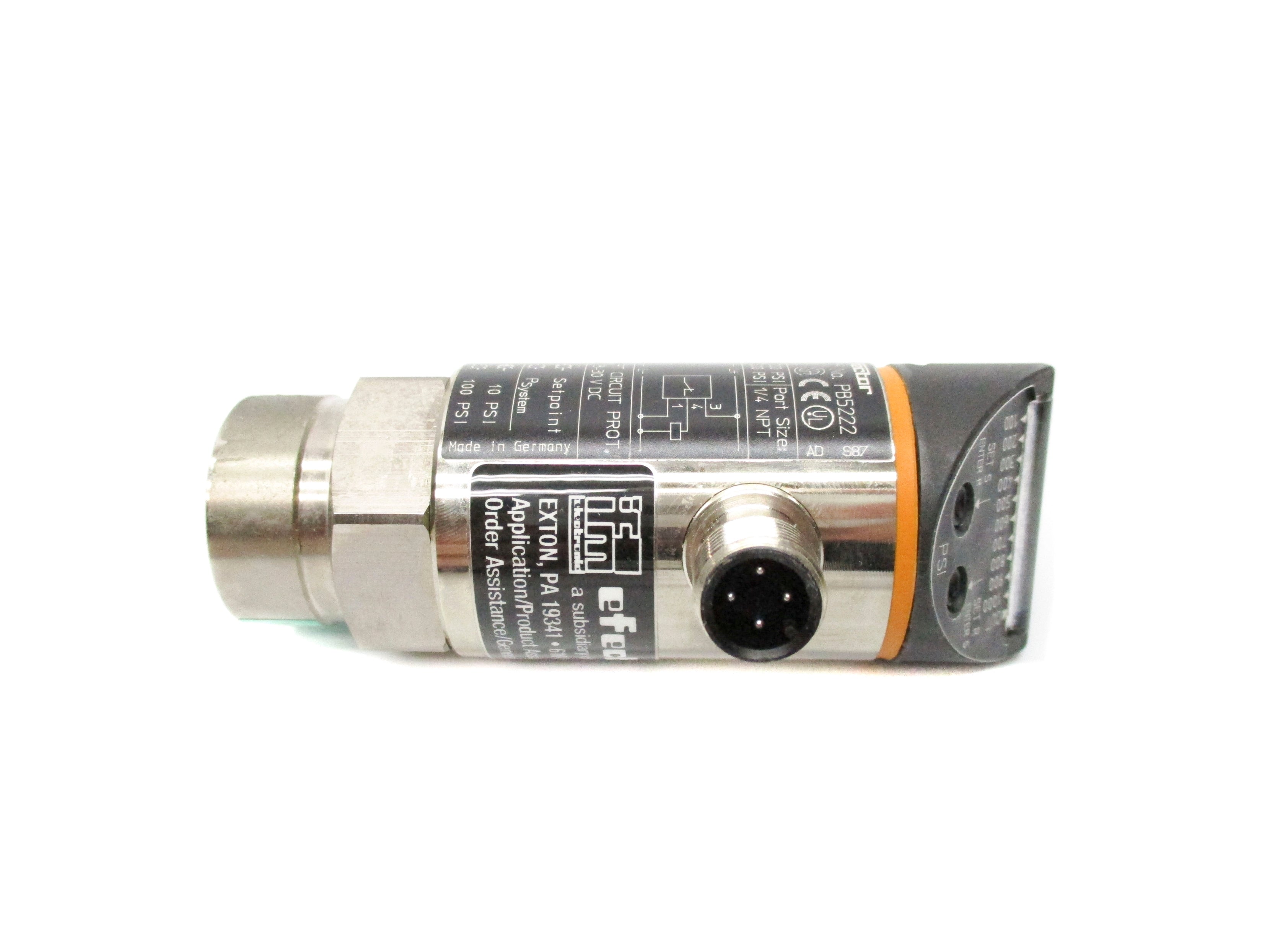IFM EFECTOR PB5222 PB-100PSBN14-HFPKG/US/ 50-1000PSI NSMP
