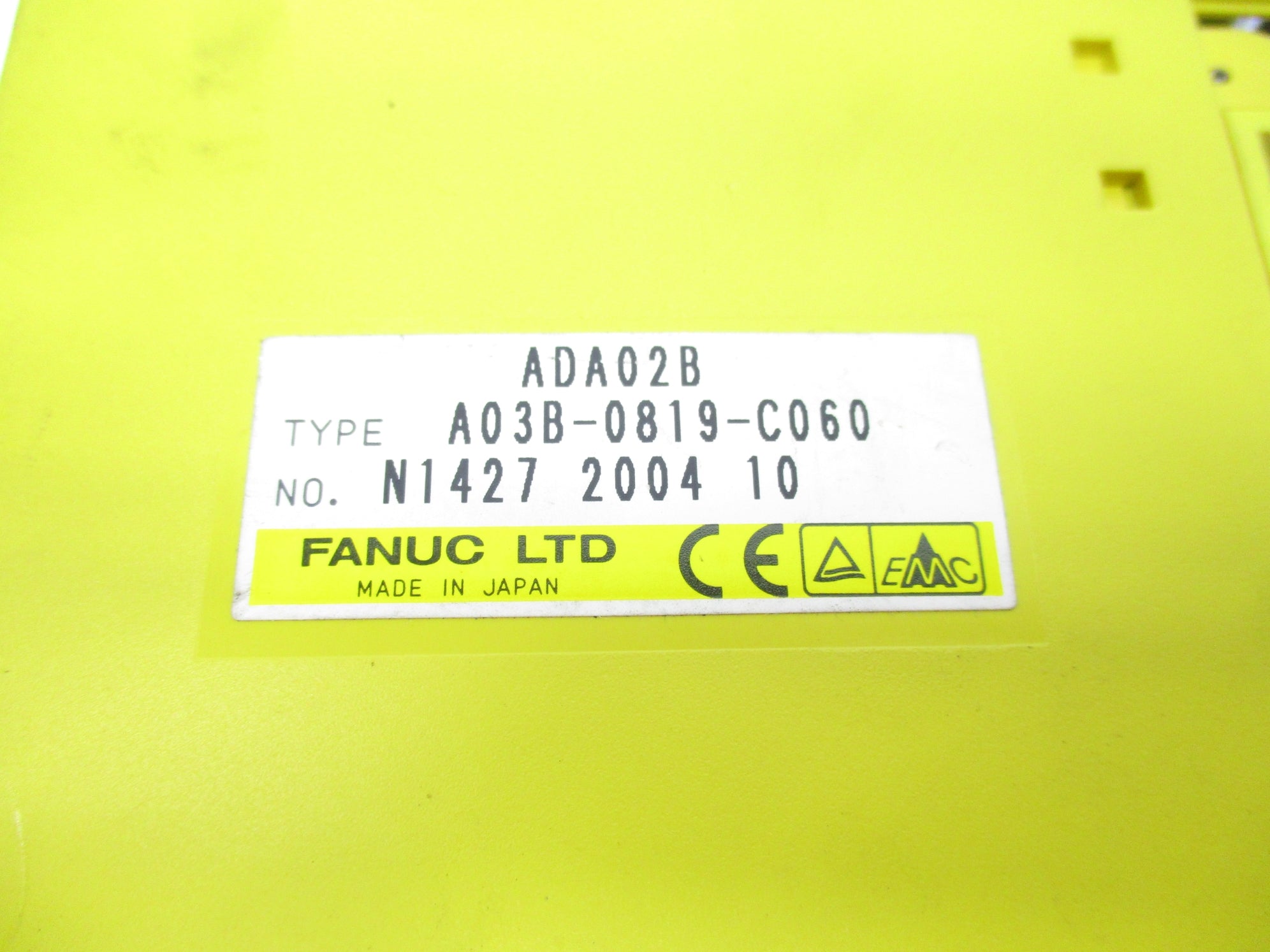 FANUC A03B-0819-C060 (AS PICTURED) UNMP
