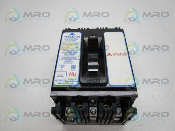 AMERICAN NE234020 CIRCUIT BREAKER 20A  NSMP