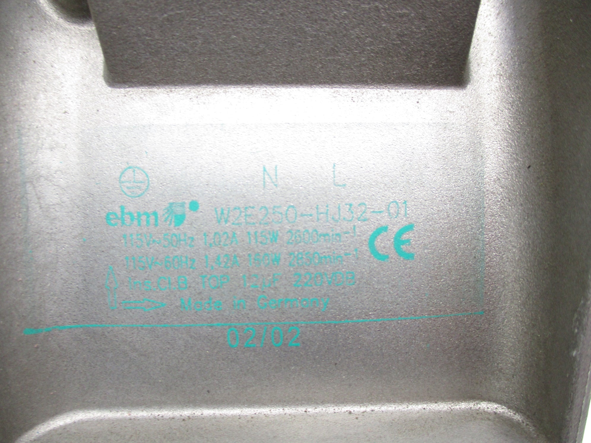 EBM W2E250-HJ32-01 UNMP