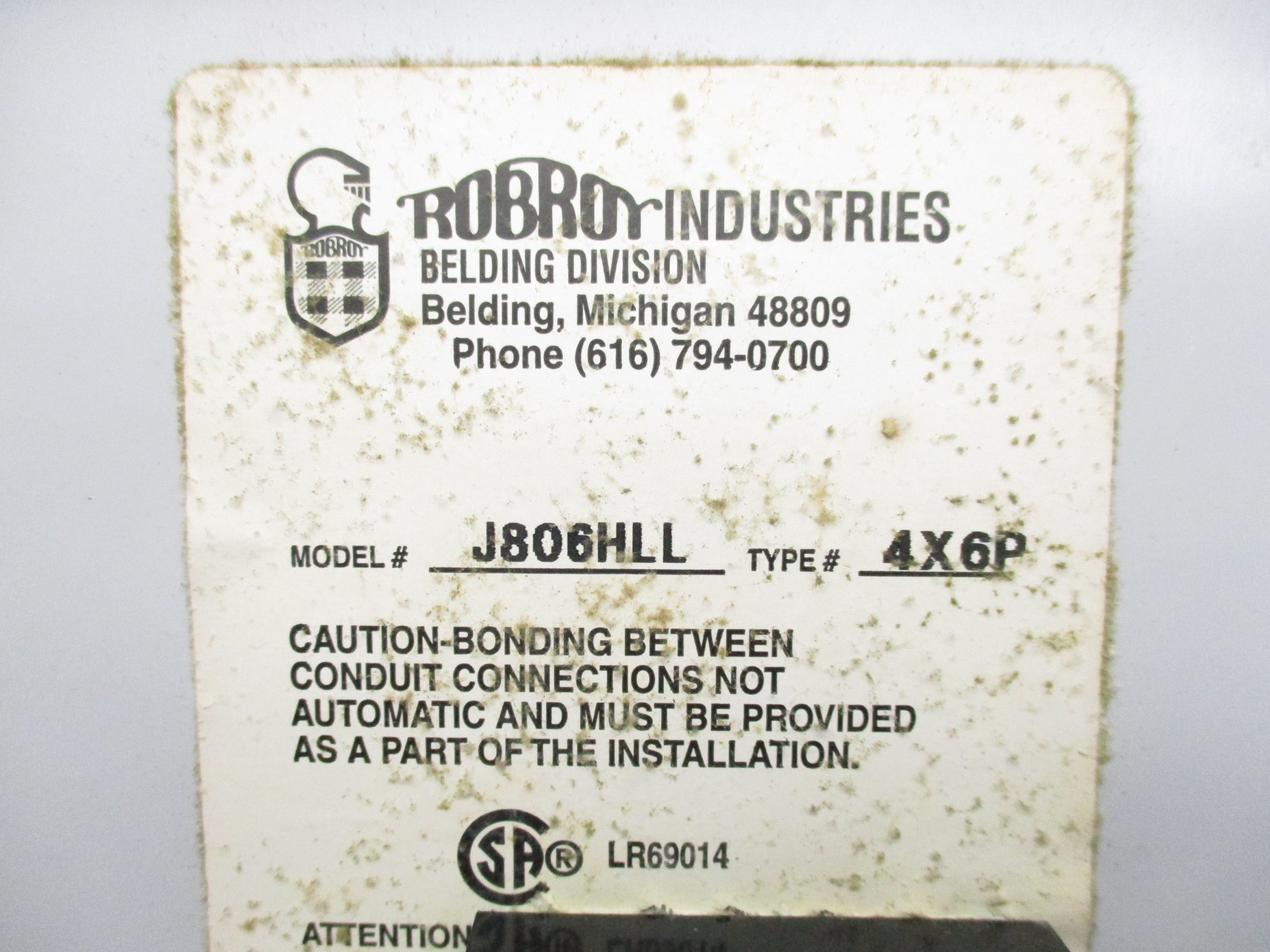 ROBROY J806HLL (AS PICTURED) UNMP