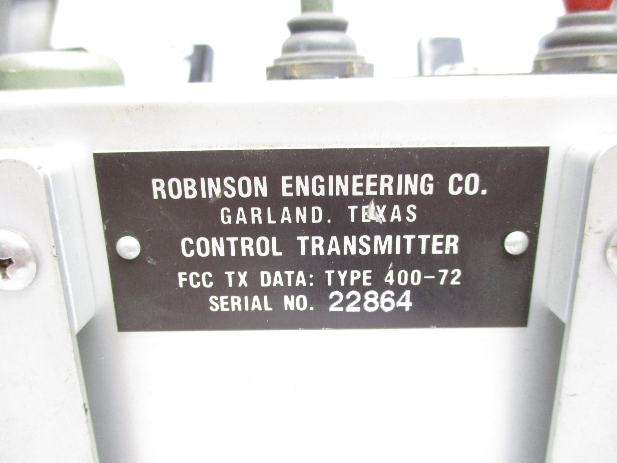 ROBINSON ENGINEERING 400-72 UNMP