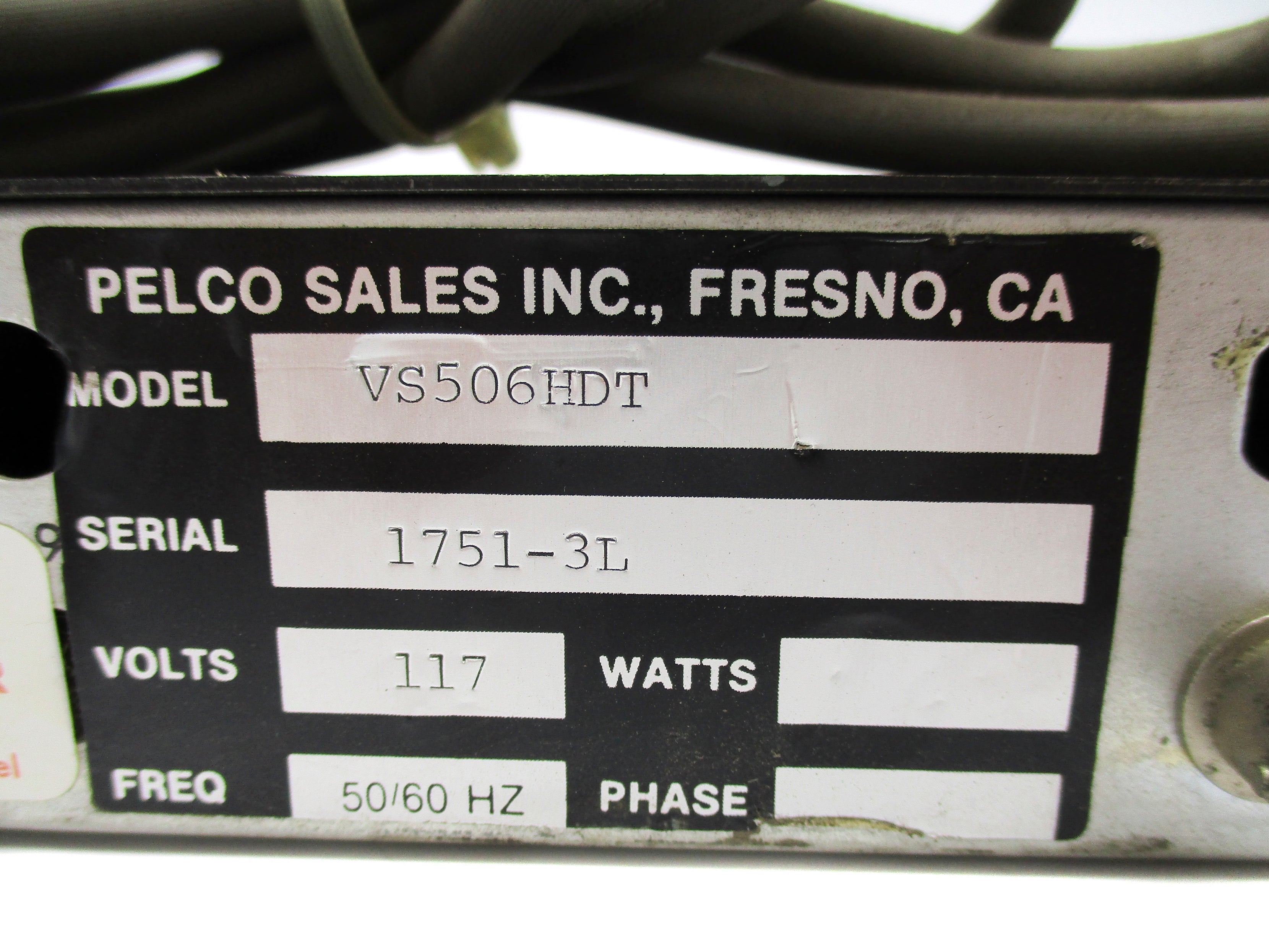PELCO VS506HDT UNMP