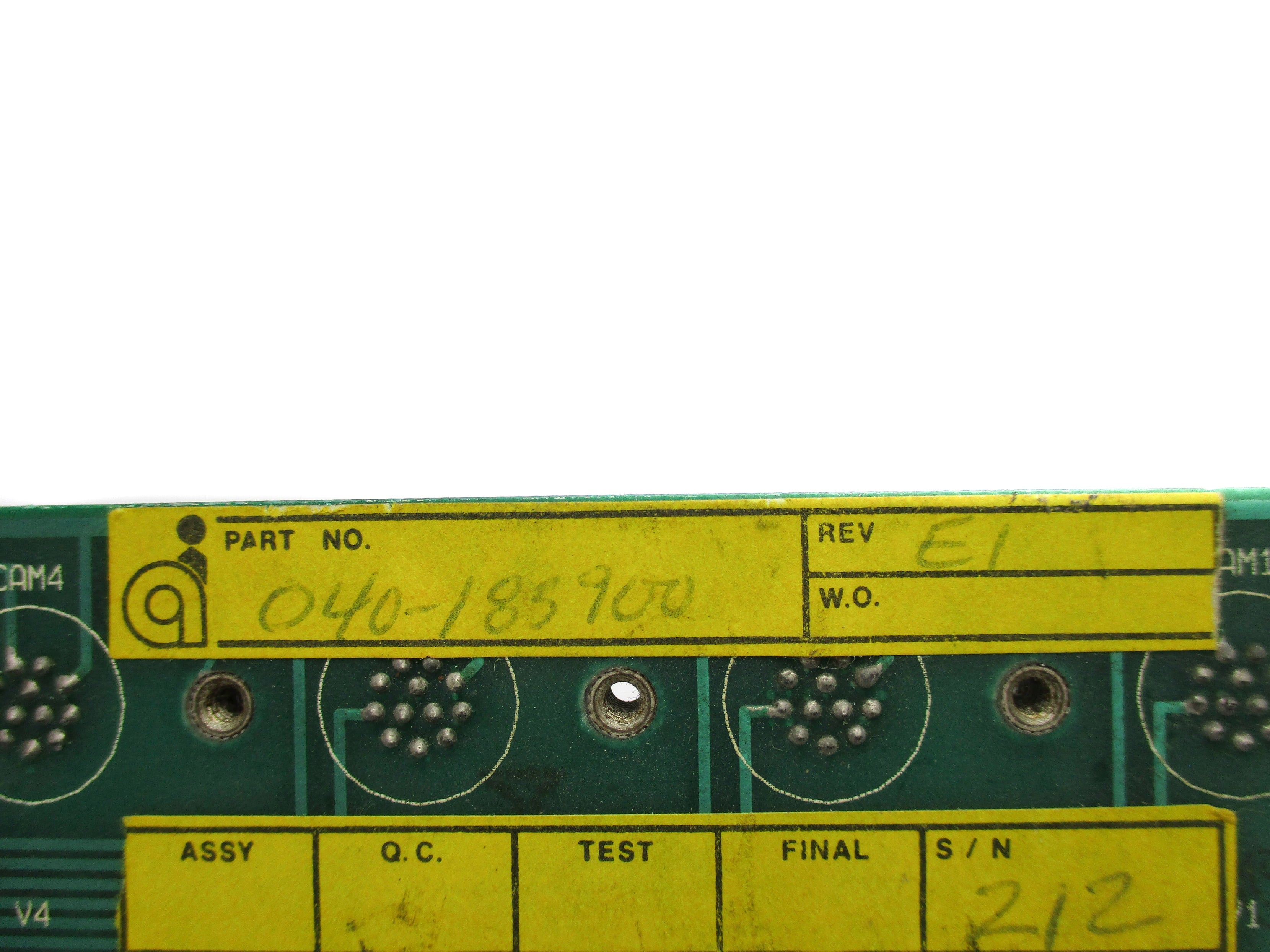 AUTOMATIX 040-185900 REV. E1 UNMP