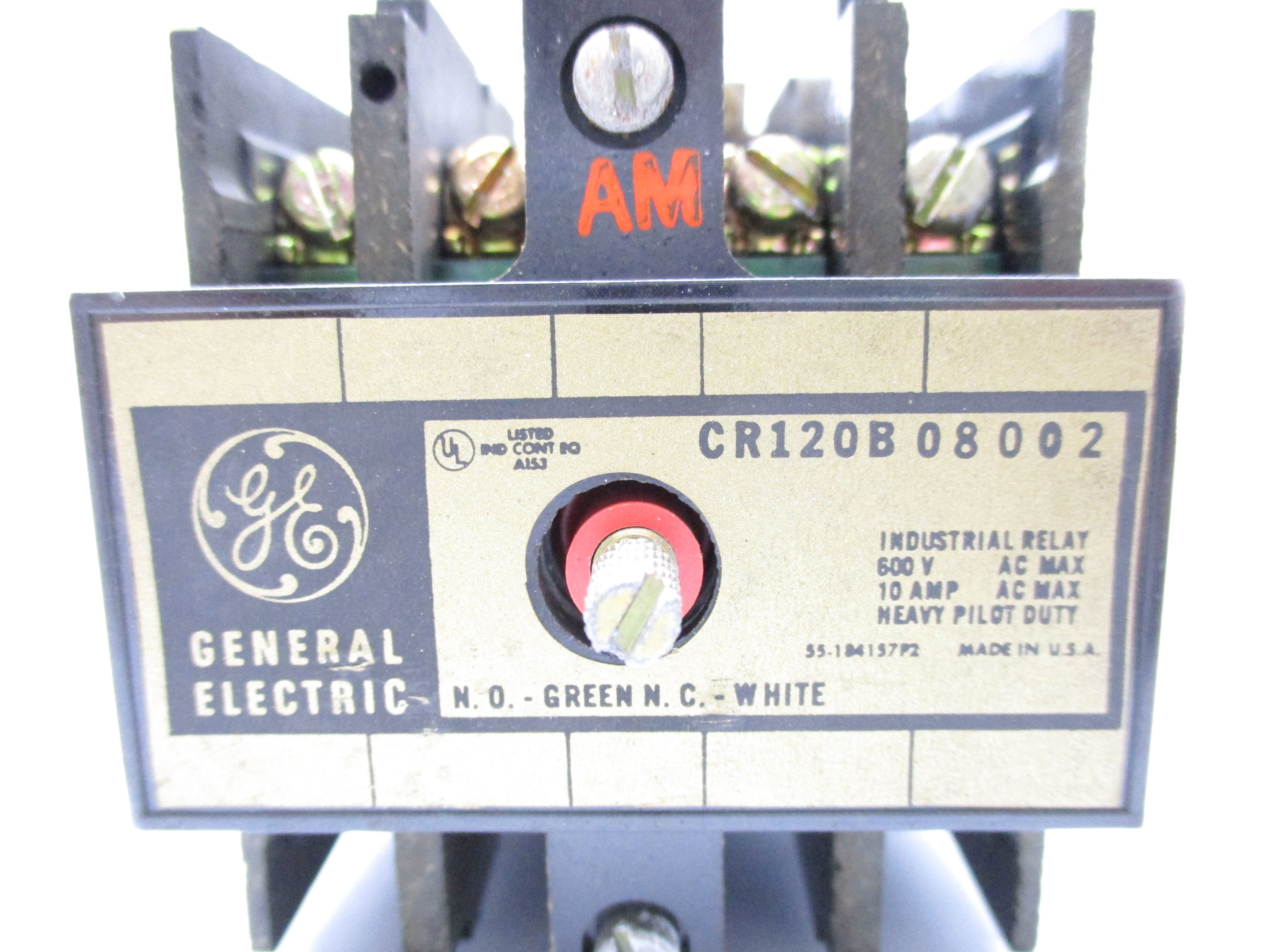 GENERAL ELECTRIC CR120B08002 10A 115V UNMP
