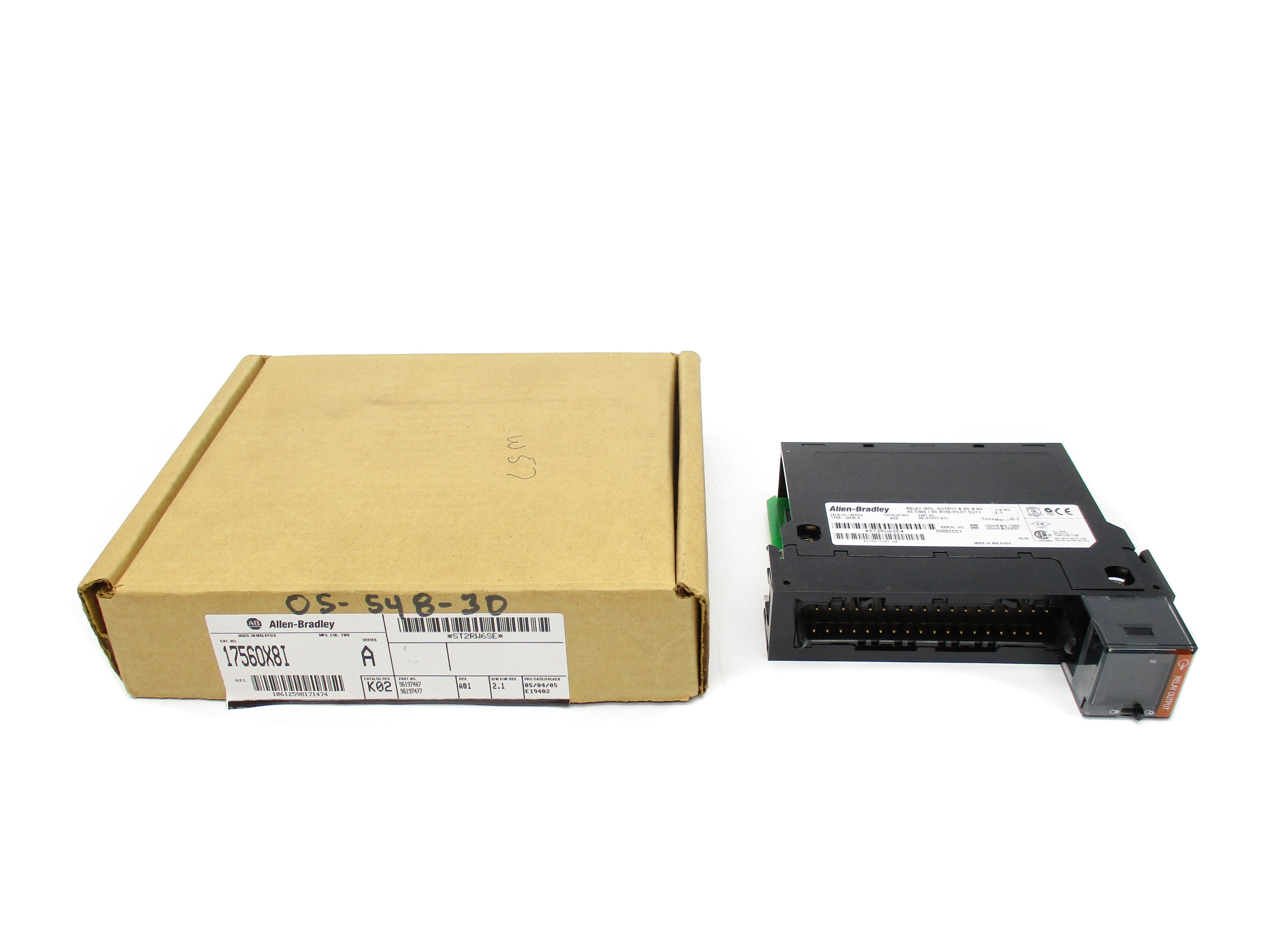 ALLEN BRADLEY 1756-OX8I SER. A F/W 2.1 NSMP