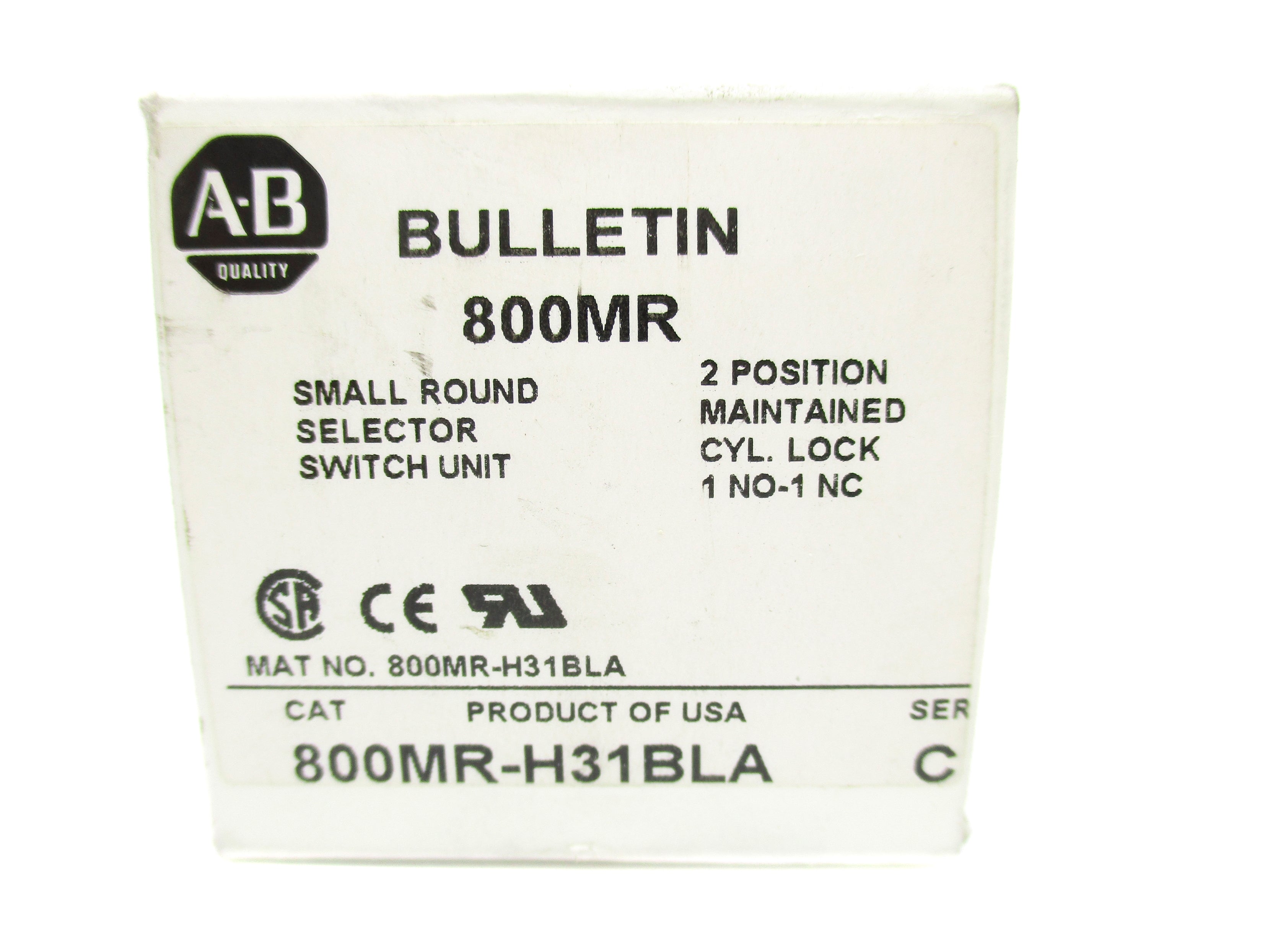 INDUSTRIAL SPARE PART 800MR-H31BLA SER. C (NO KEY) (WH) NSMP