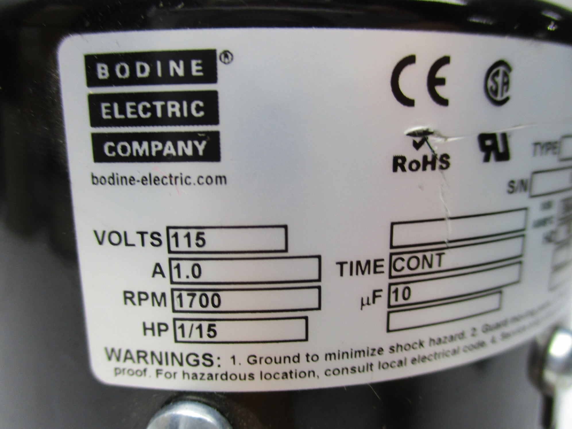 BODINE ELECTRIC 34R4BFCI NSNP
