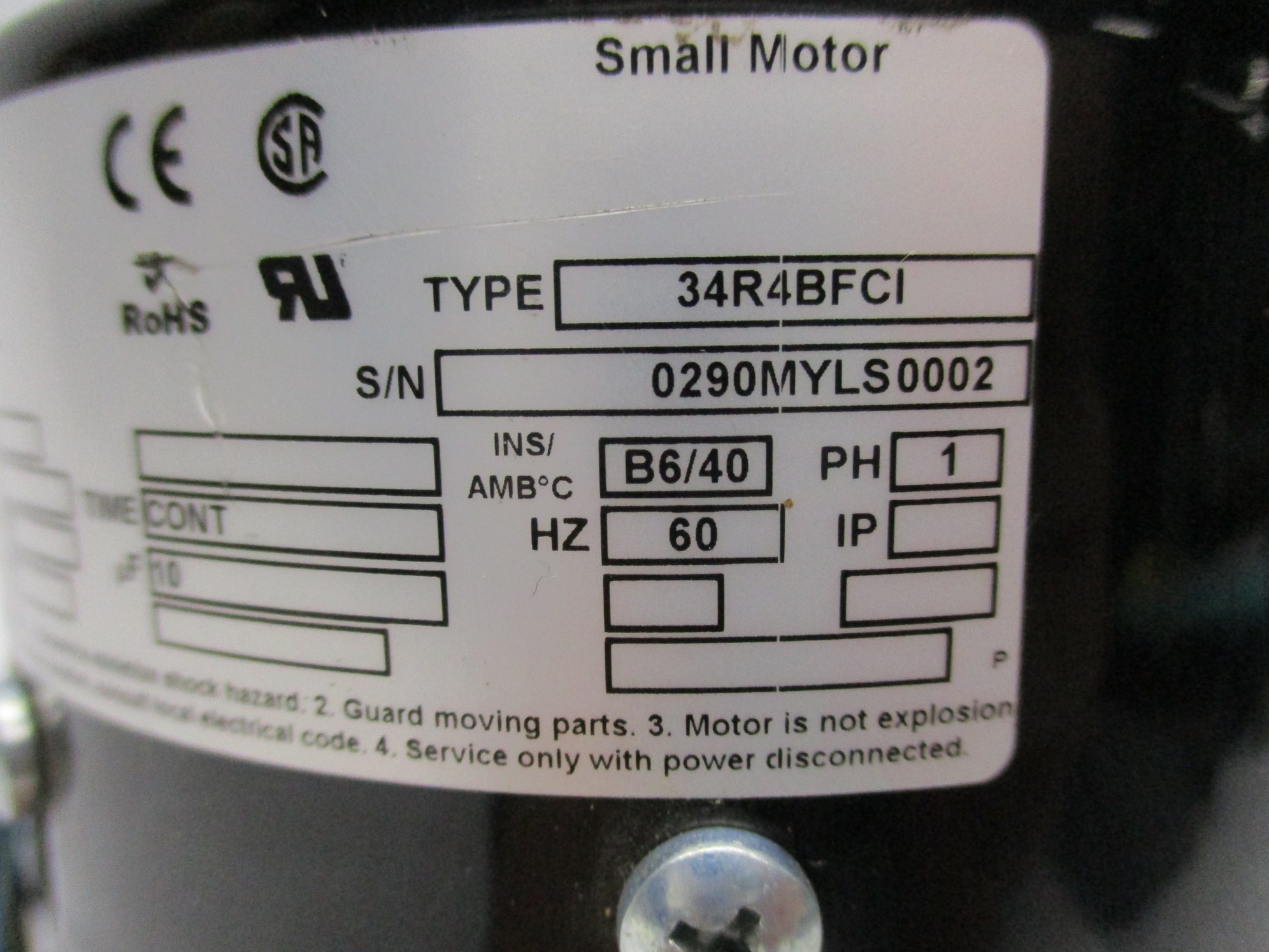 BODINE ELECTRIC 34R4BFCI NSNP
