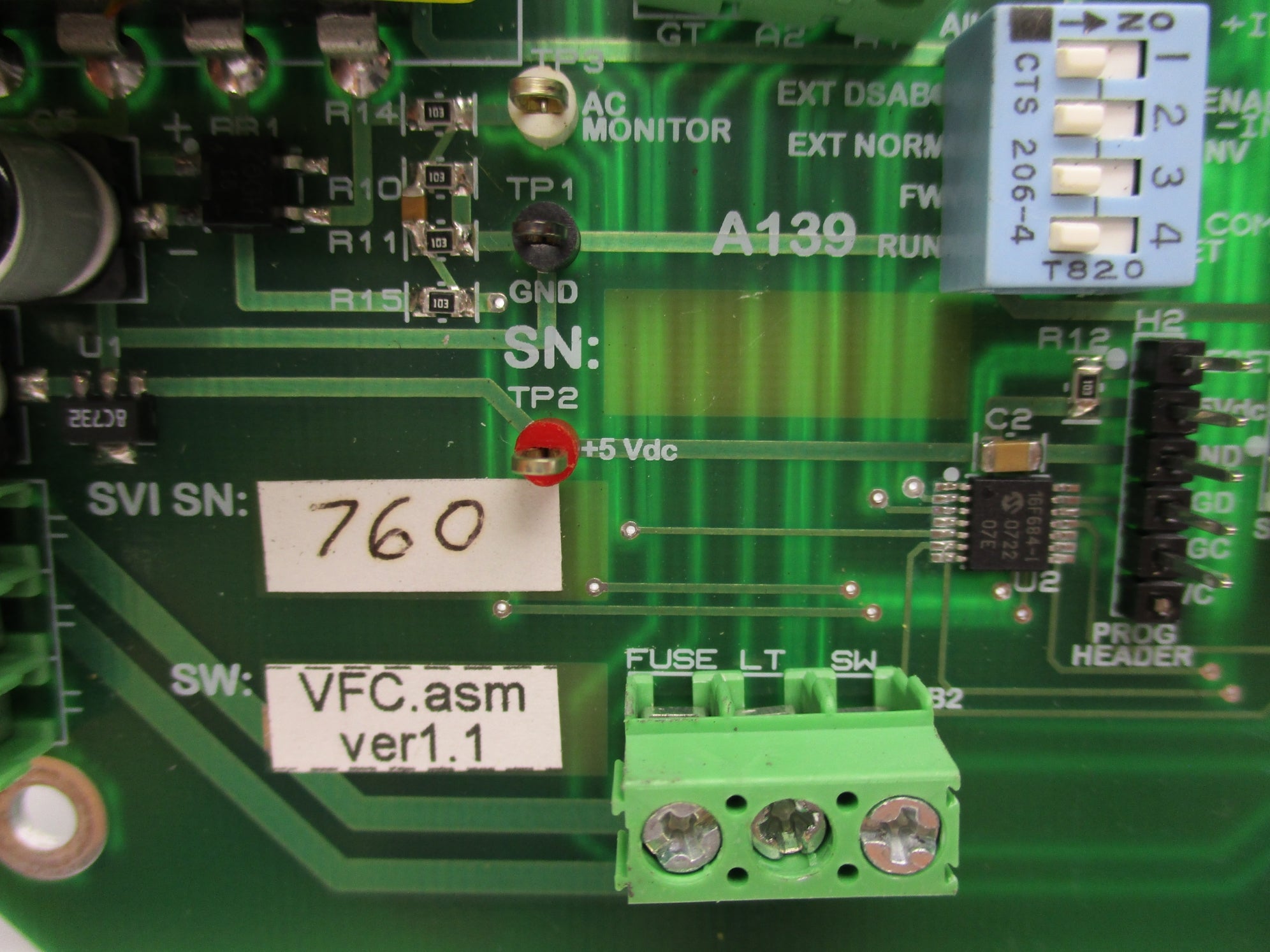 CONTROL METHODS A139 VFC.ASM VER1.1 UNMP