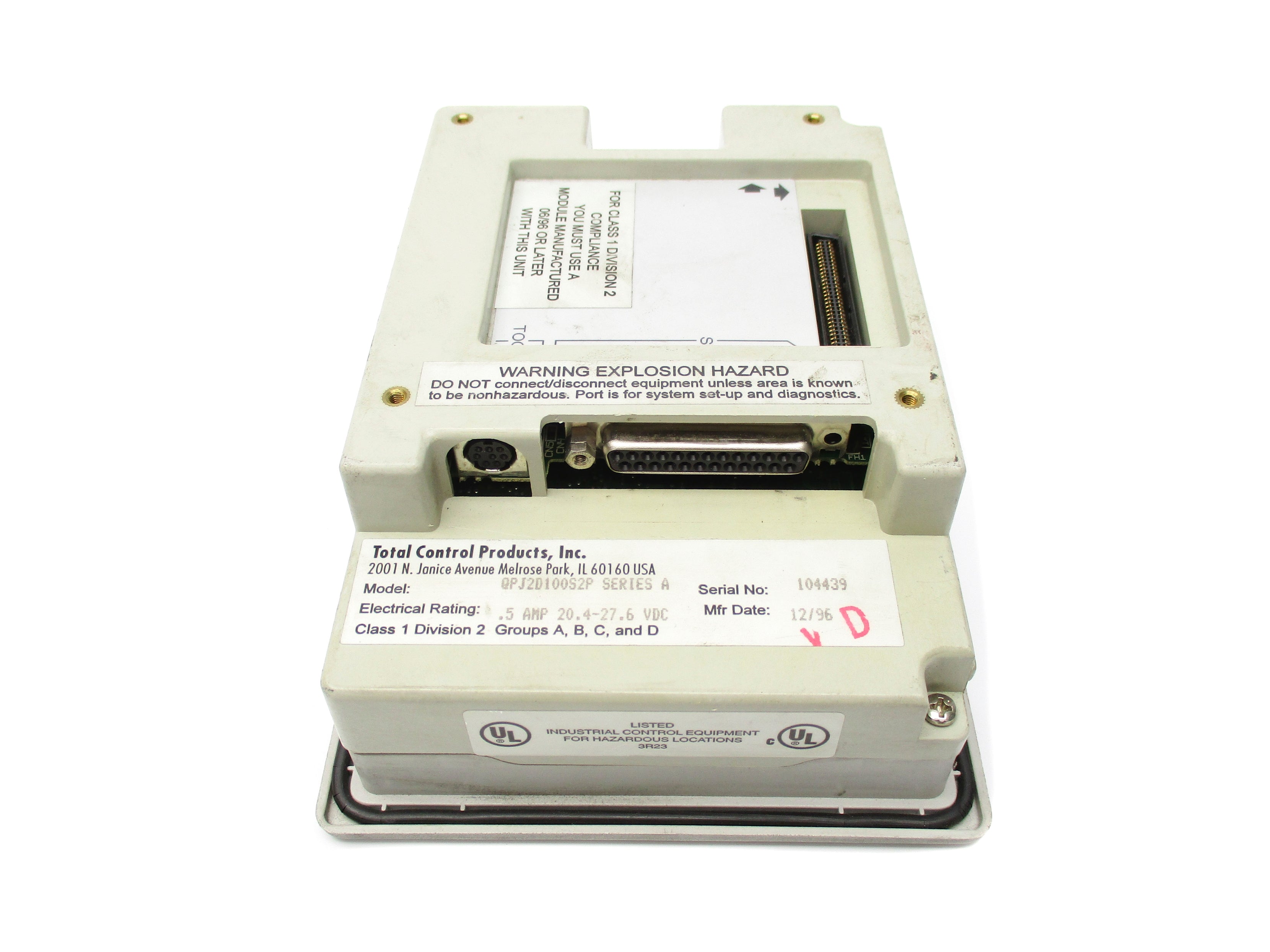 TOTAL CONTROL QPJ2D100S2P SER. A UNMP
