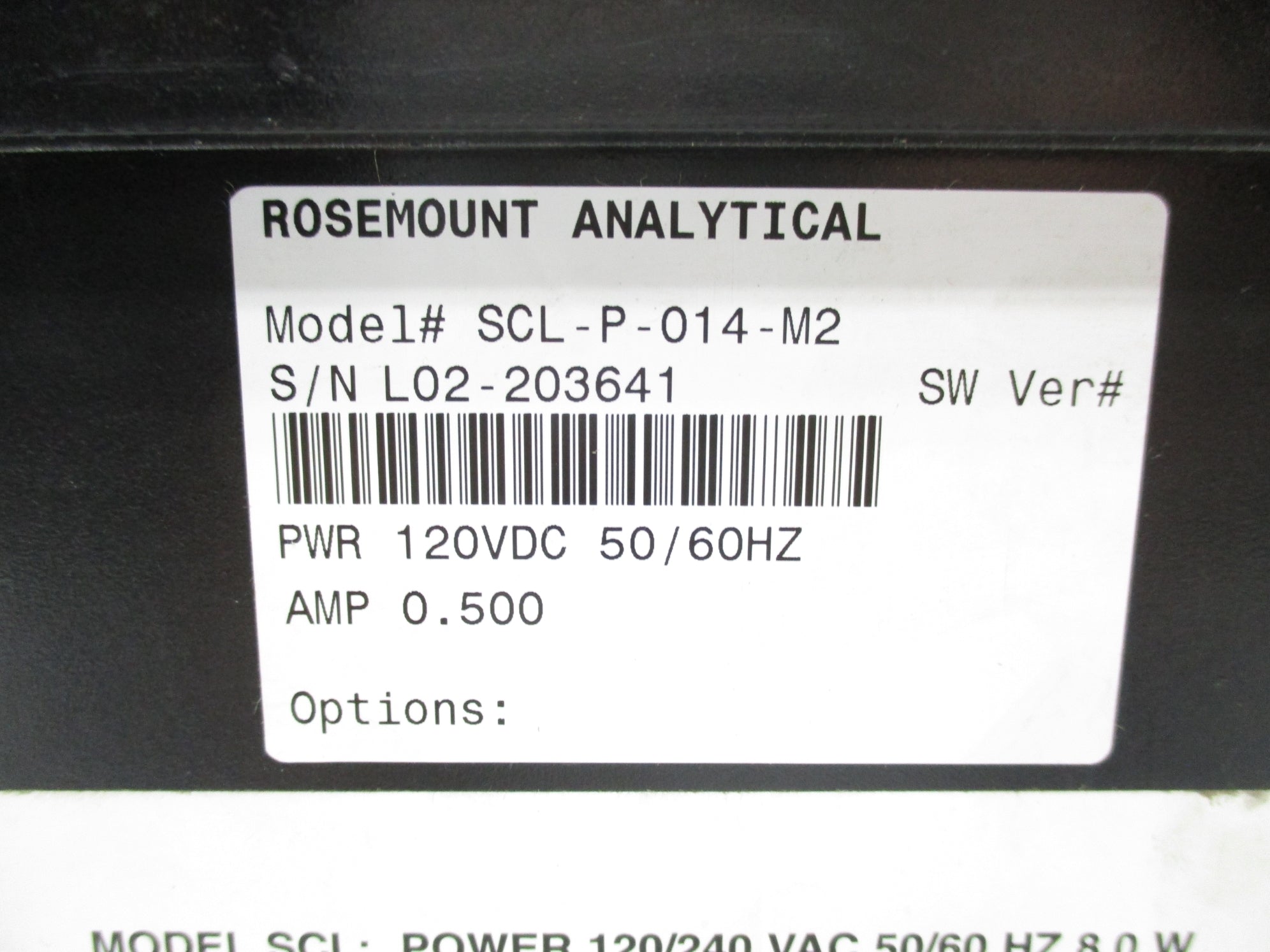 ROSEMOUNT SCL-P-014-M2 NSNP