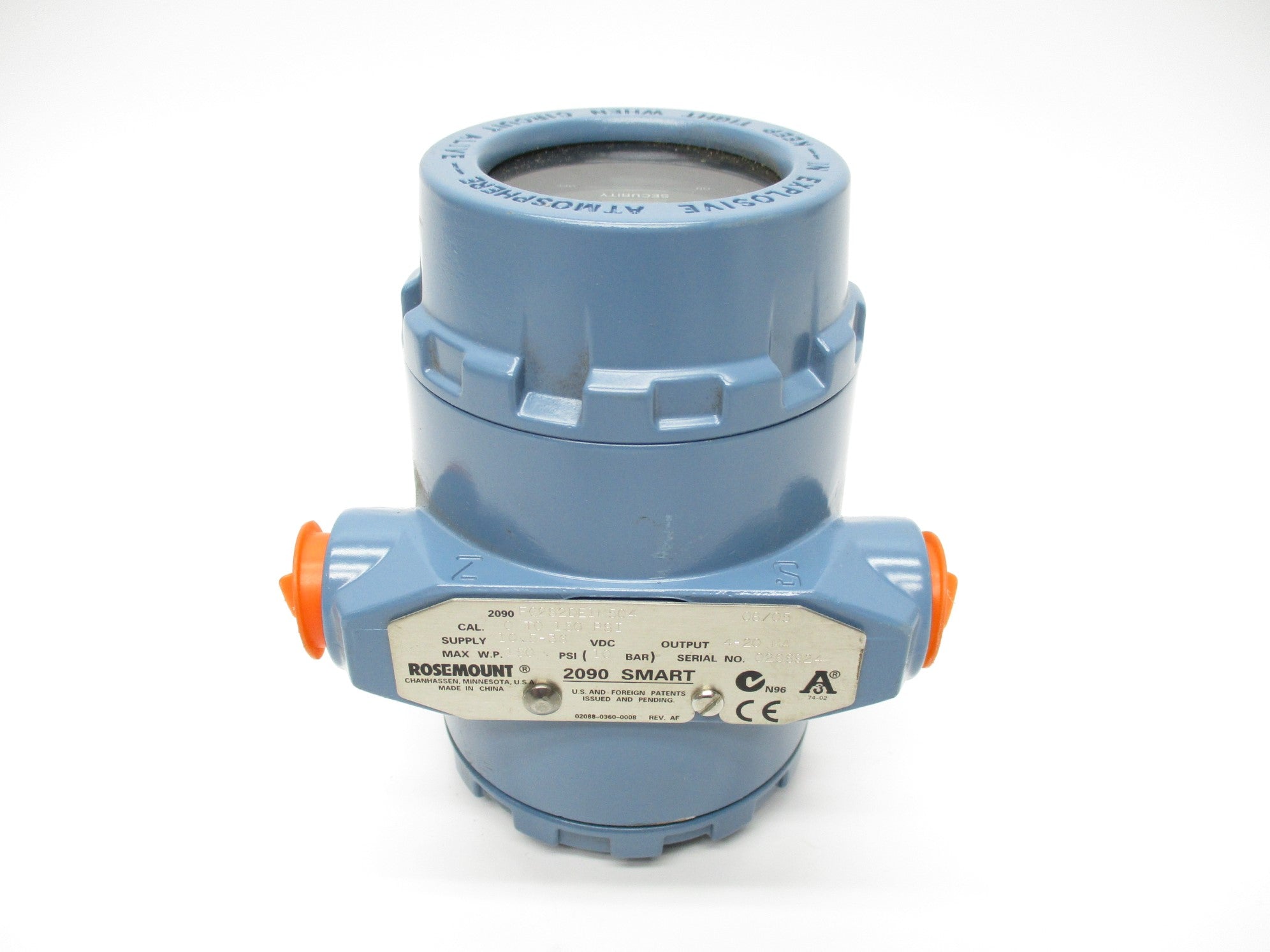 ROSEMOUNT 2090FG2S2DE1M5Q4 0-150PSI NSNP