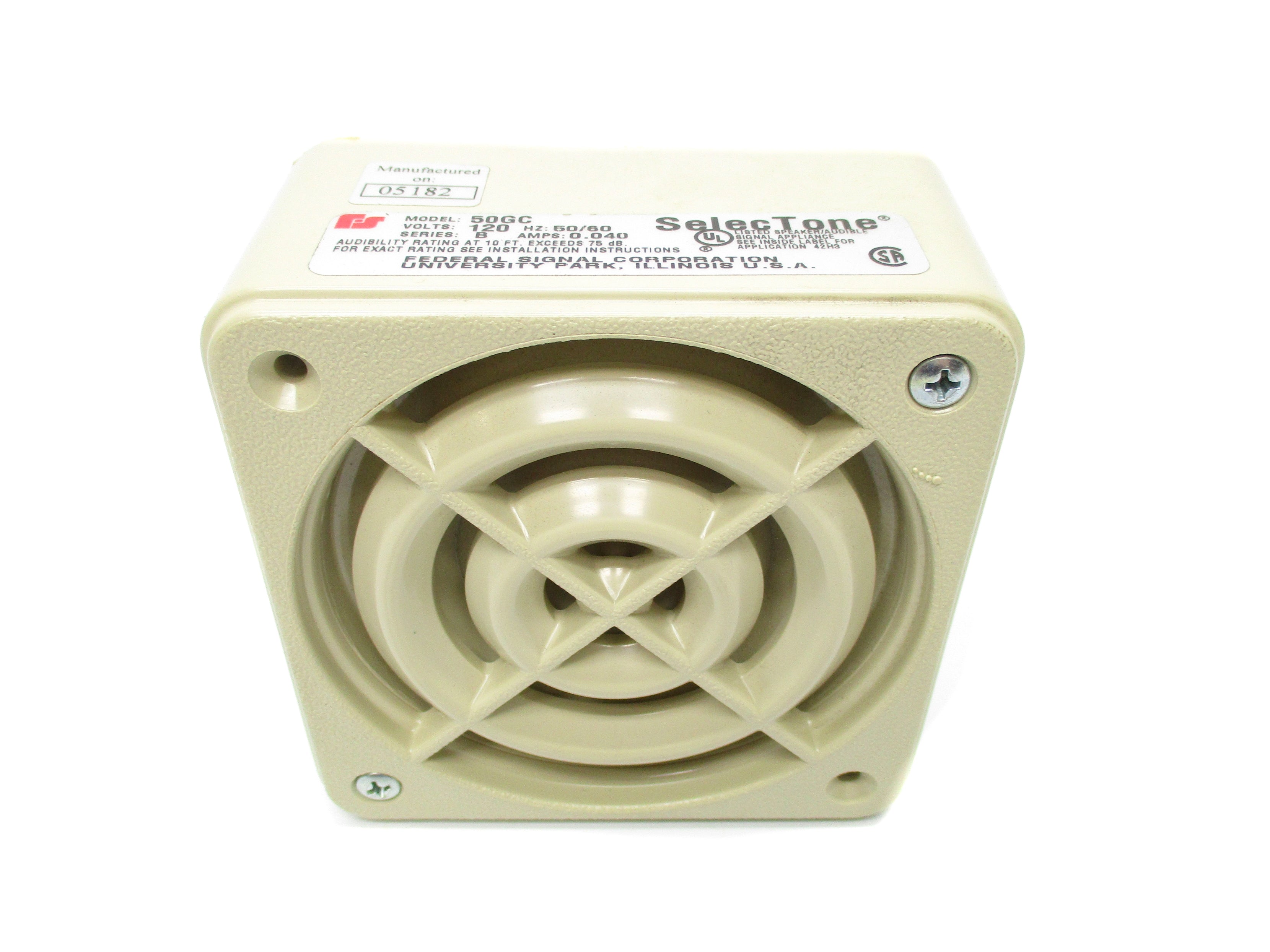 FEDERAL SIGNAL 50GC SER. B NSNP