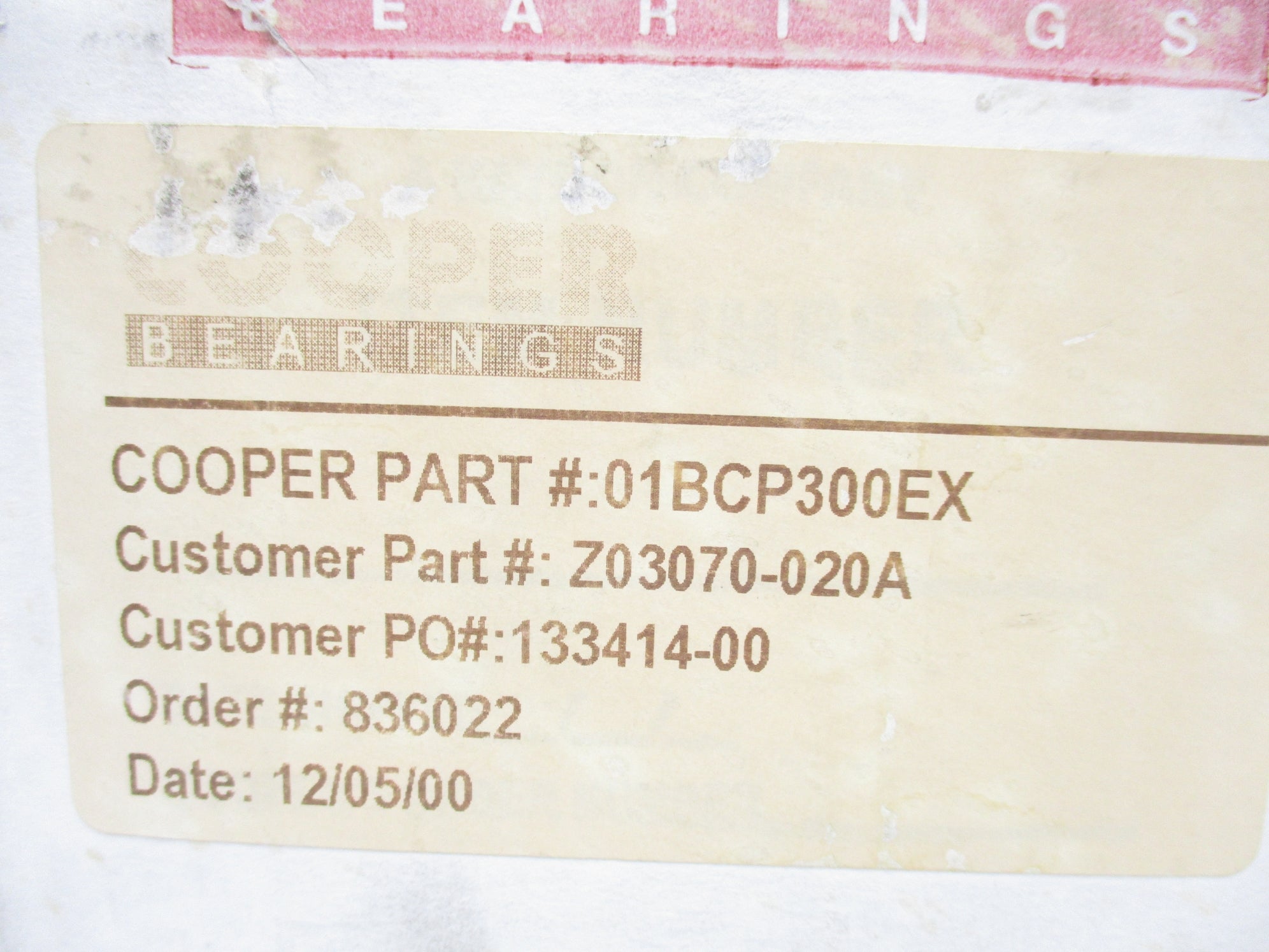COOPER 01BCP300EX NSMP