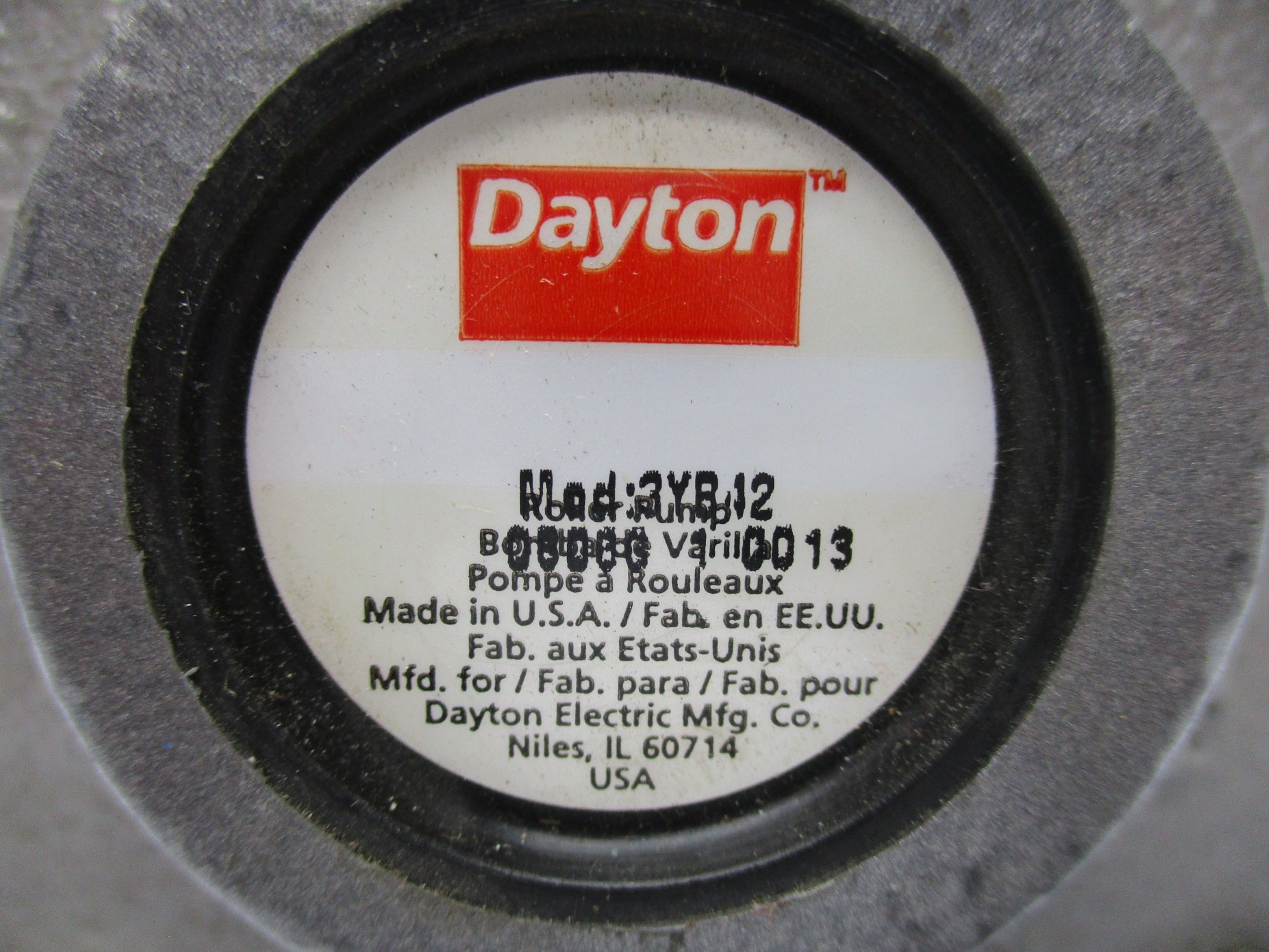 DAYTON 3YB120800G10013 NSNP