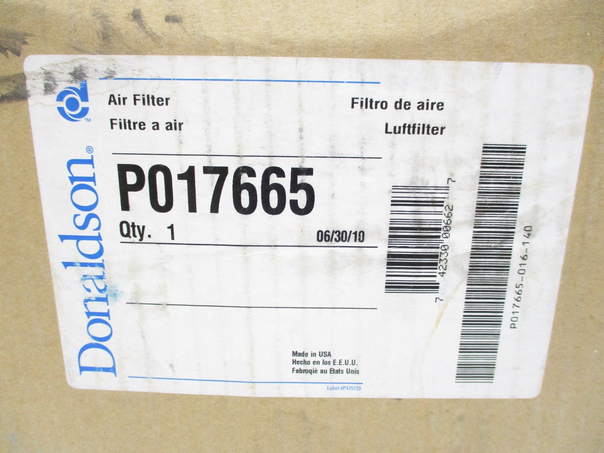 DONALDSON P017665 (AS PICTURED) NSMP