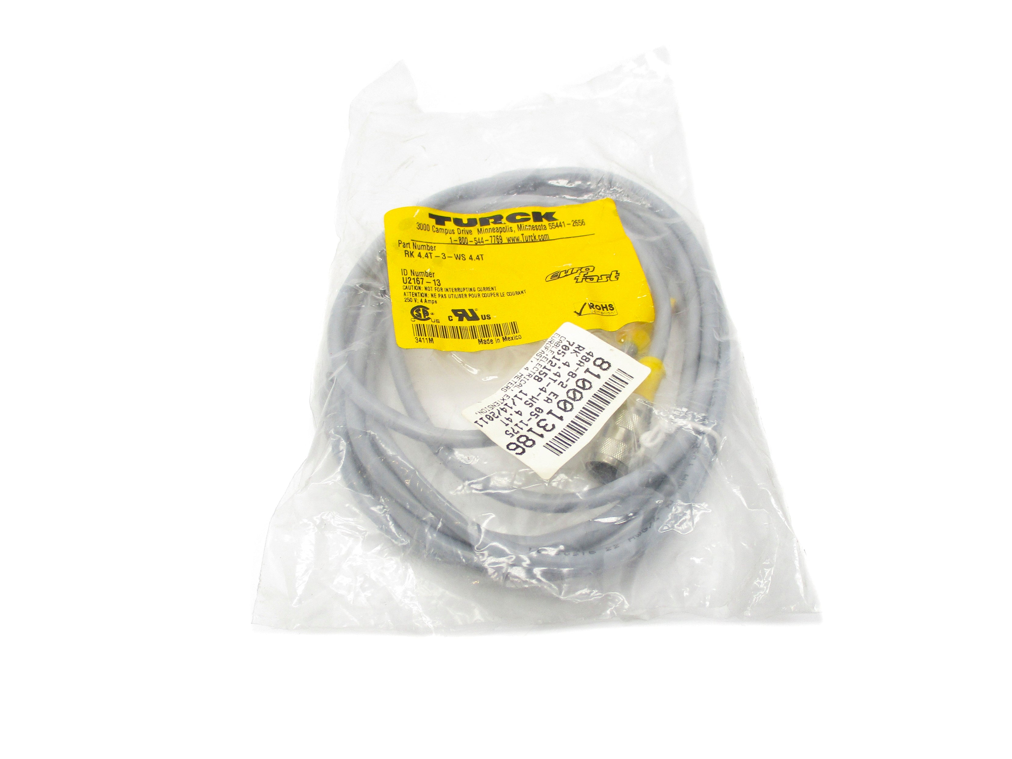 TURCK RK4.4T-3-WS4.4T NSMP