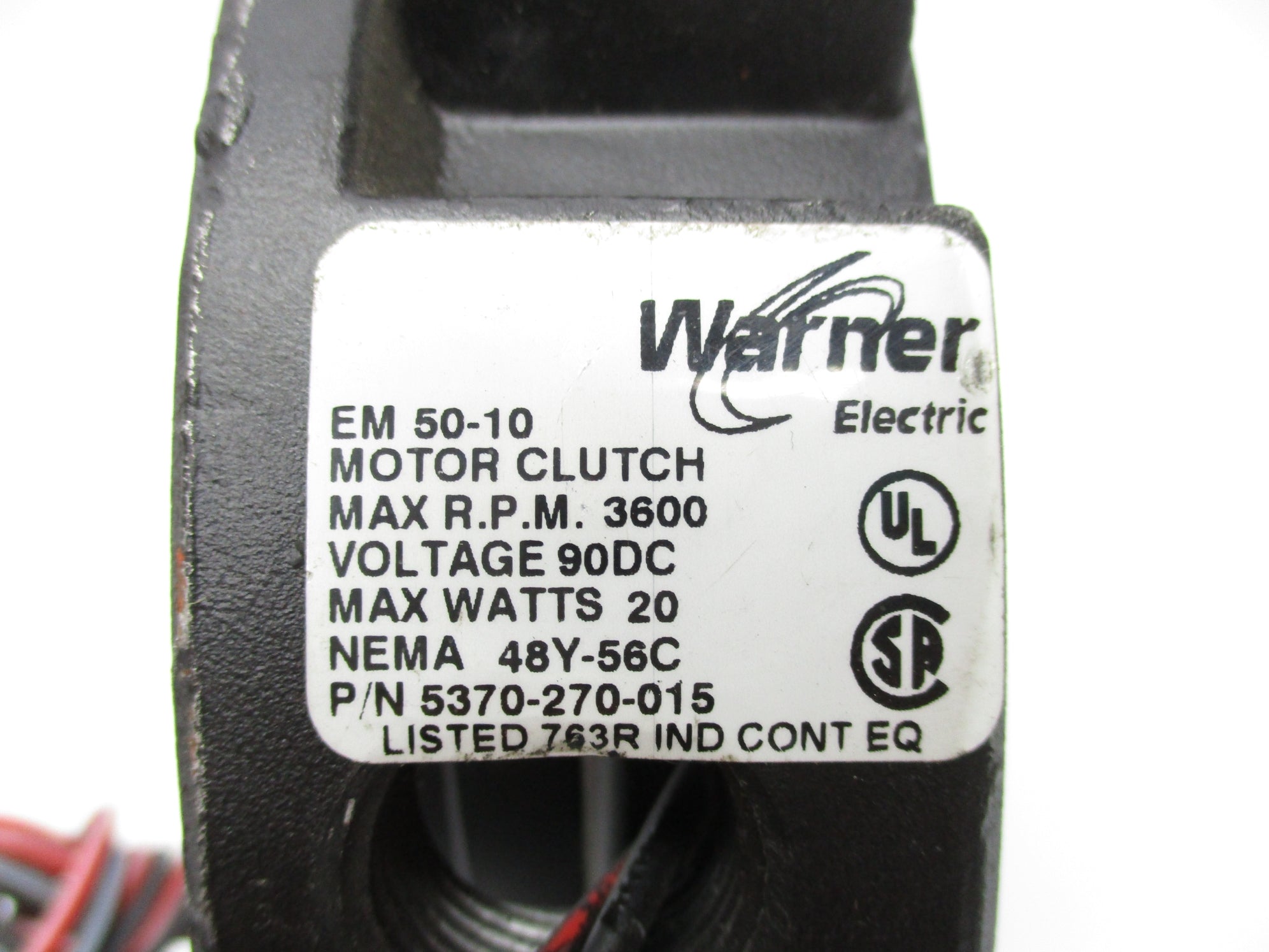 WARNER ELECTRIC EM50-10 (AS PICTURED) NSNP