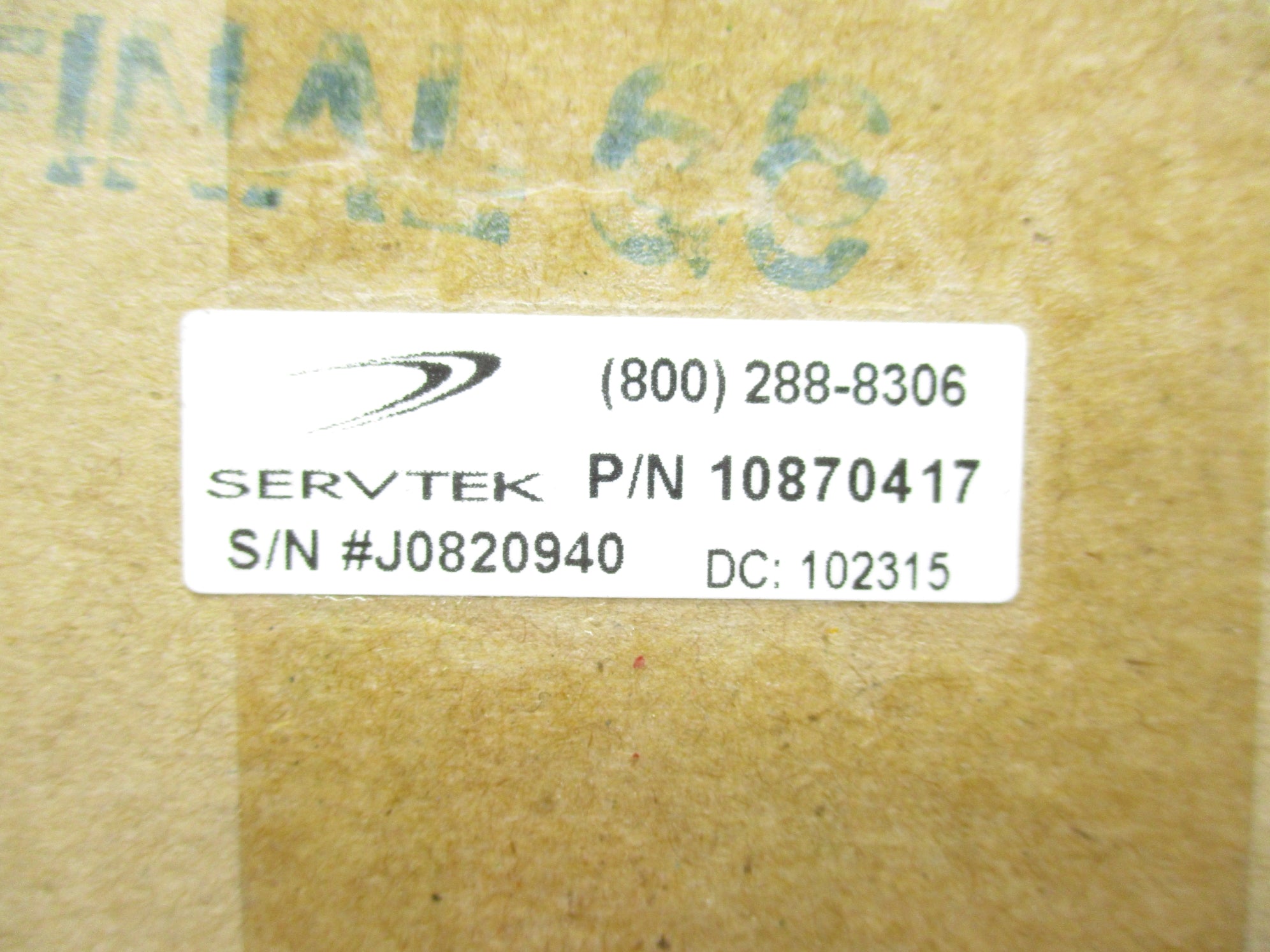 SERVTEK 10870417 NSMP