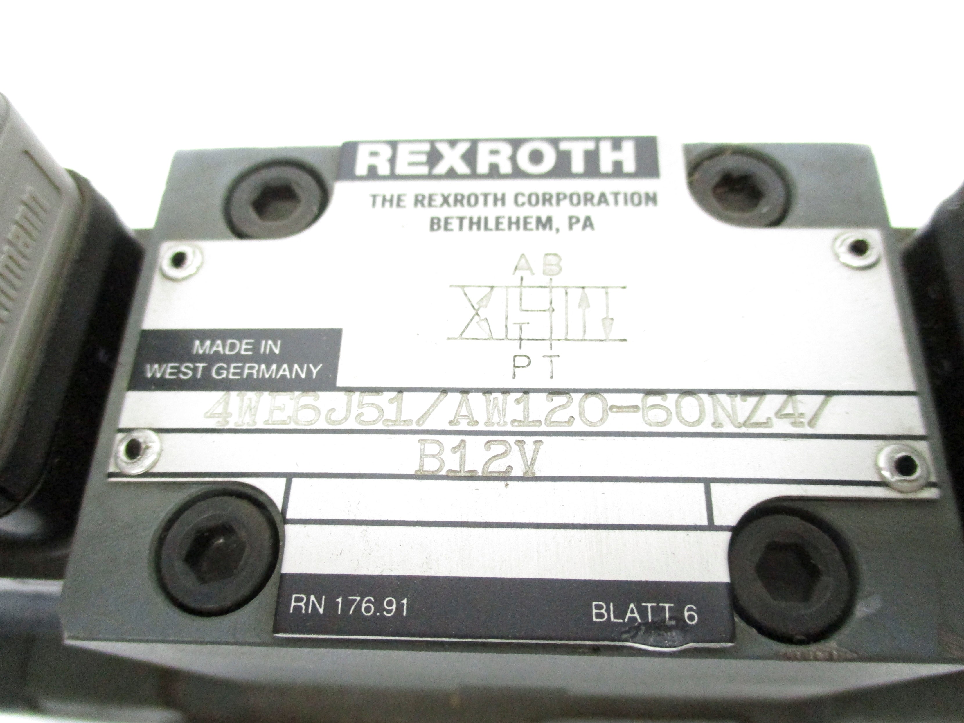 REXROTH 4WEH16J60/6AW120-60NETZ4/B12V 120V UNMP
