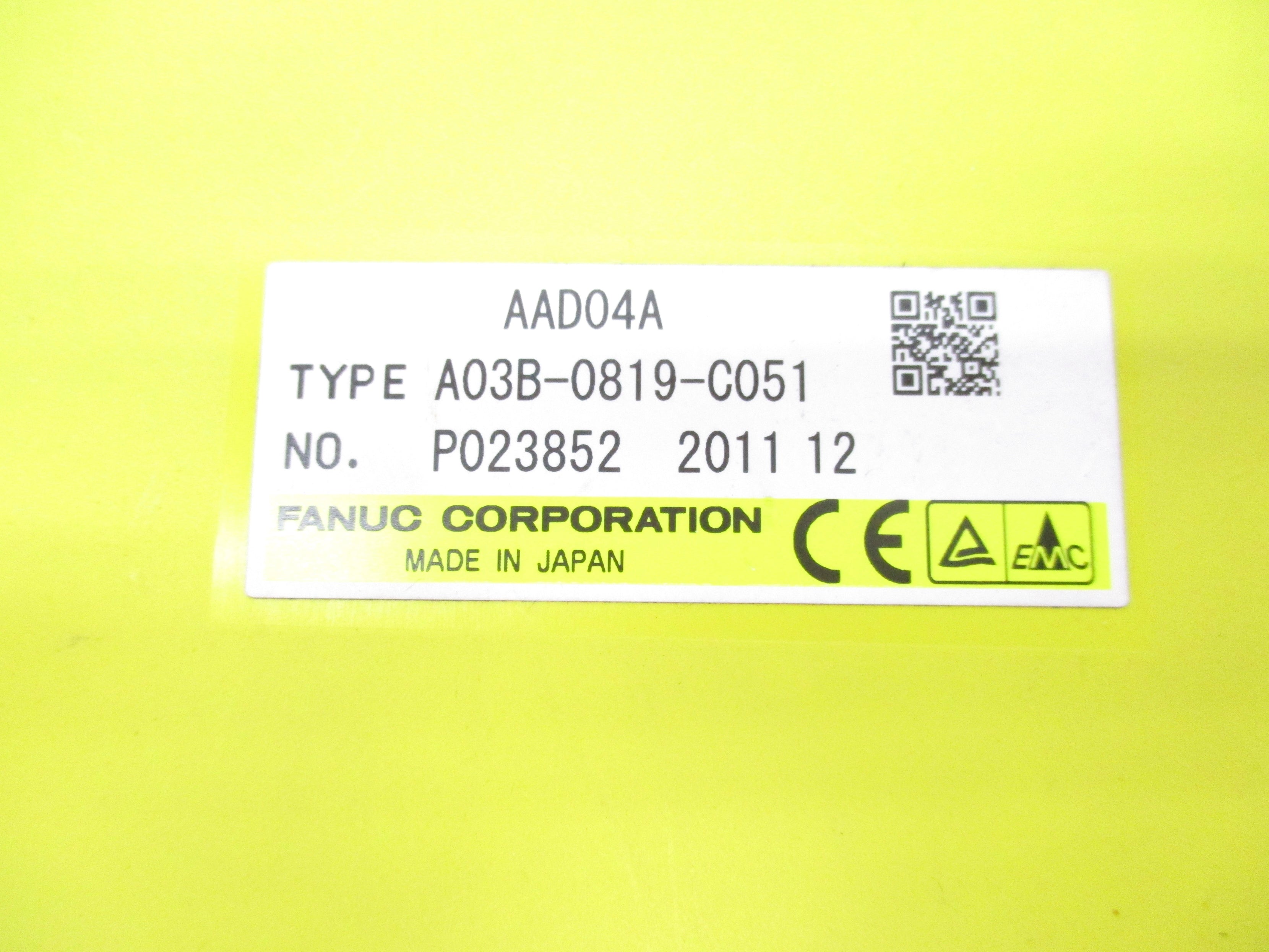 FANUC A03B-0819-C051 (AS PICTURED) NSNP