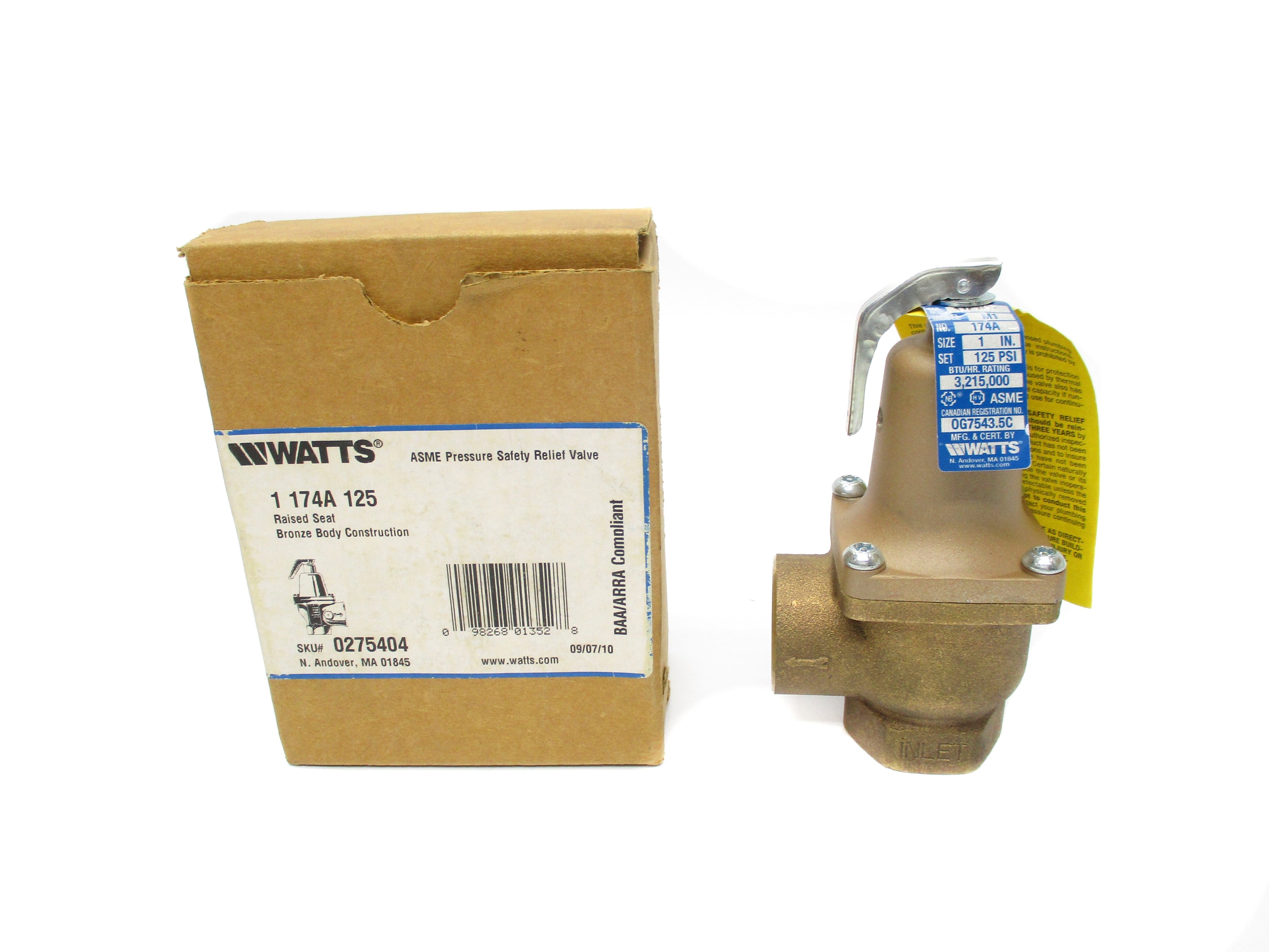WATTS 1174A125 NSMP