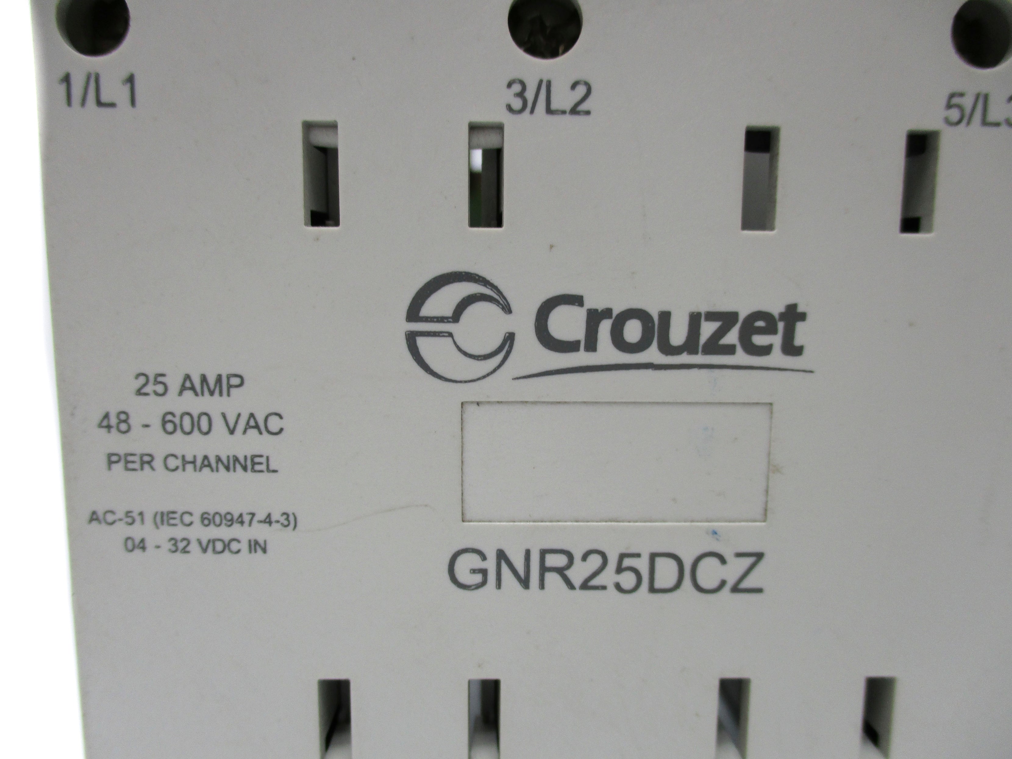 CROUZET GNR25DCZ 25A 48-600VAC NSNP
