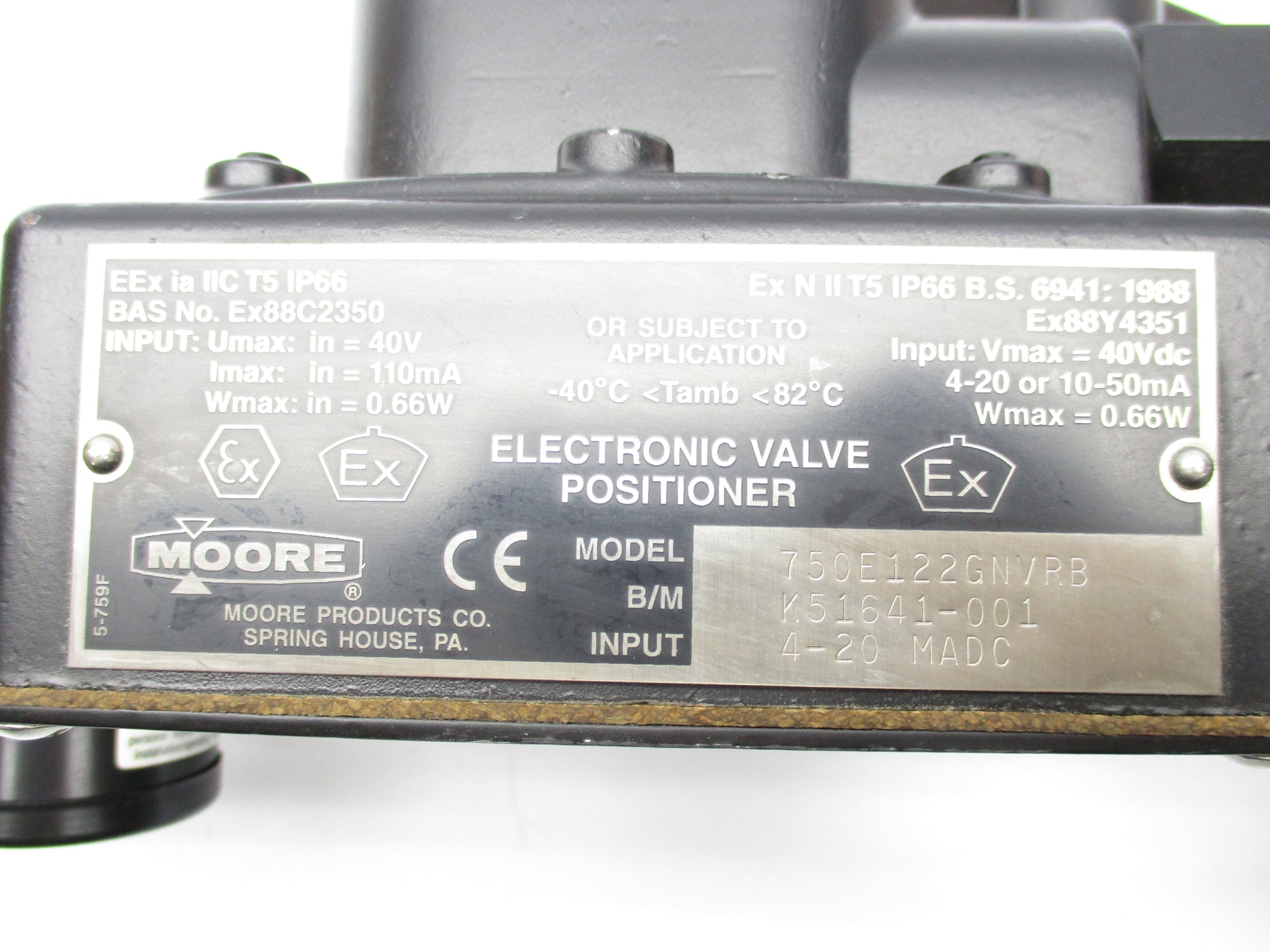 MOORE PRODUCTS 750E122GNVRB NSNP