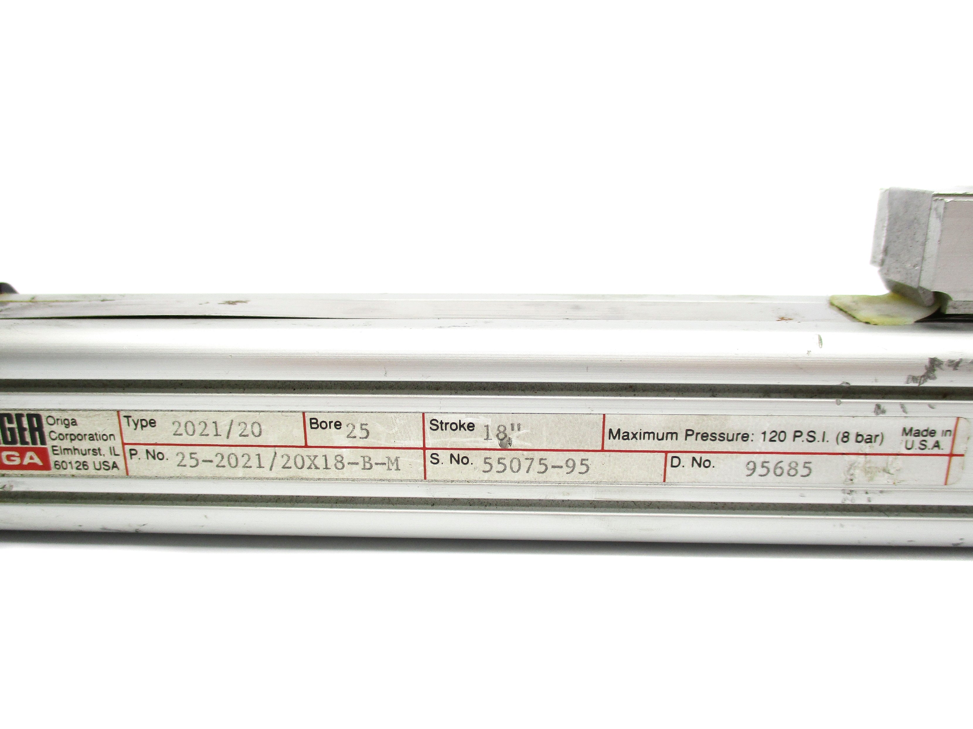 HOERBIGER ORIGA 25-2021/20X18-B-M 120PSI UNMP