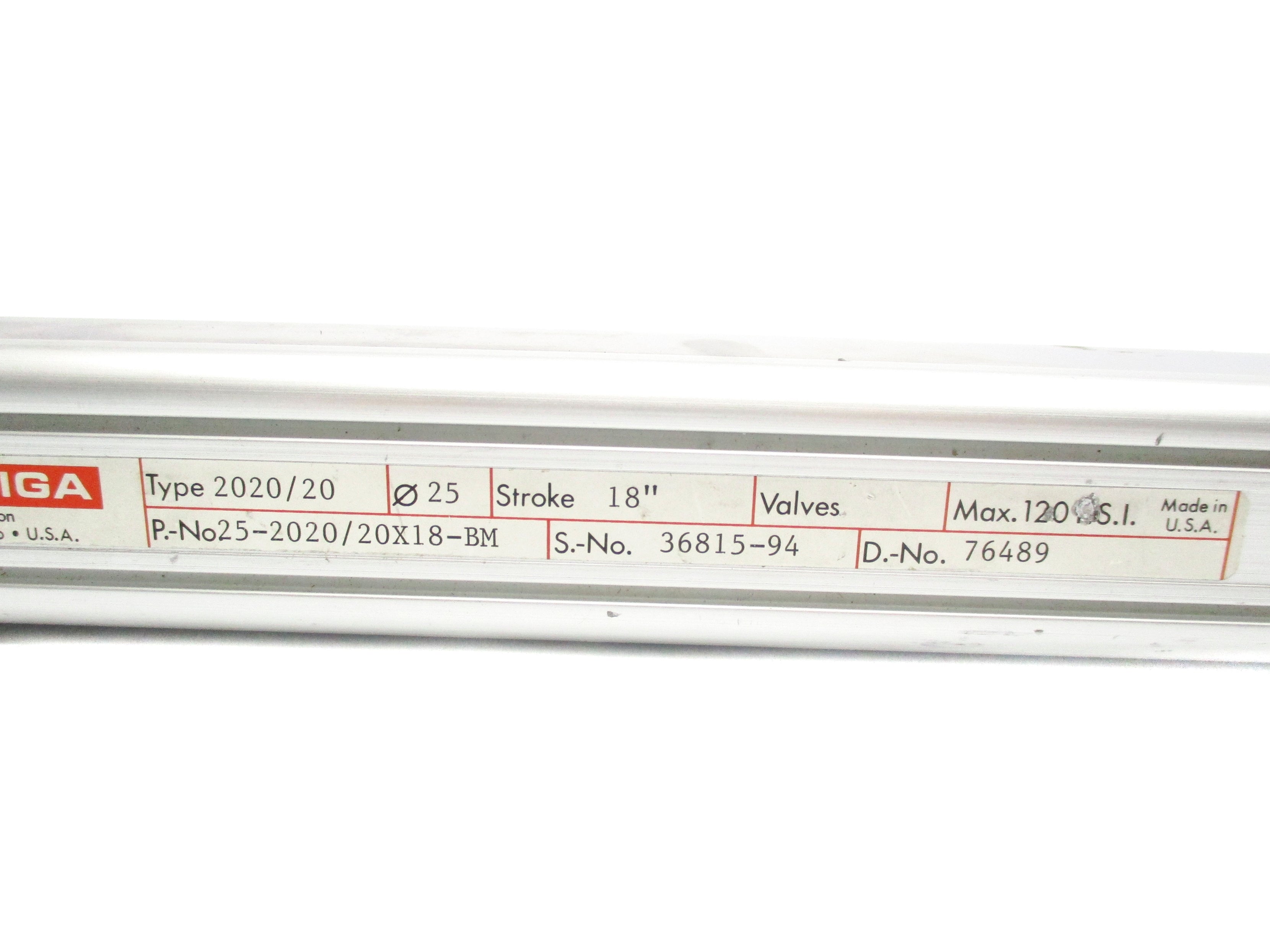 ORIGA 25-2020/20X18-BM 120PSI NSNP