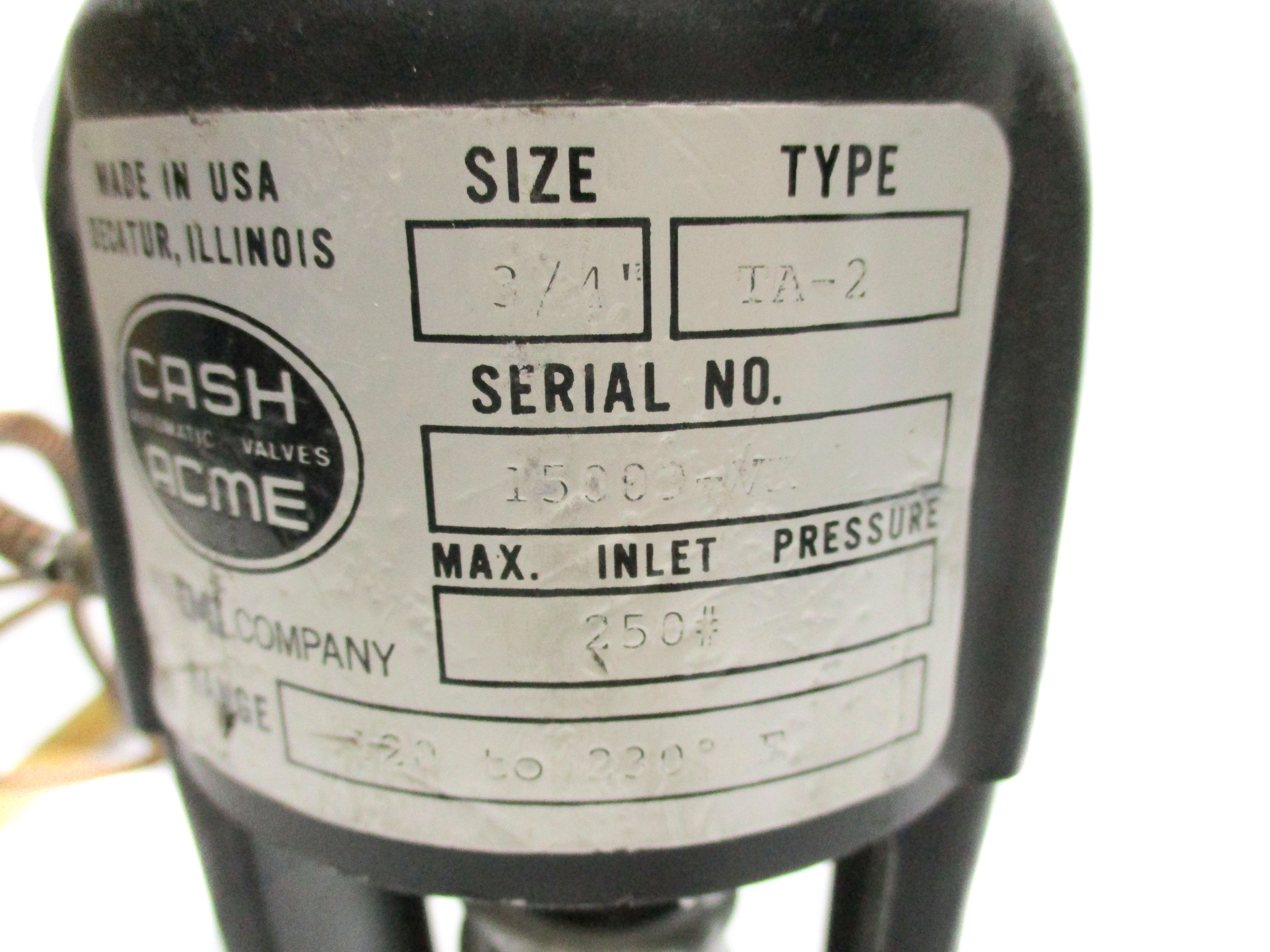 CASH ACME TA-2-3/4 UNMP